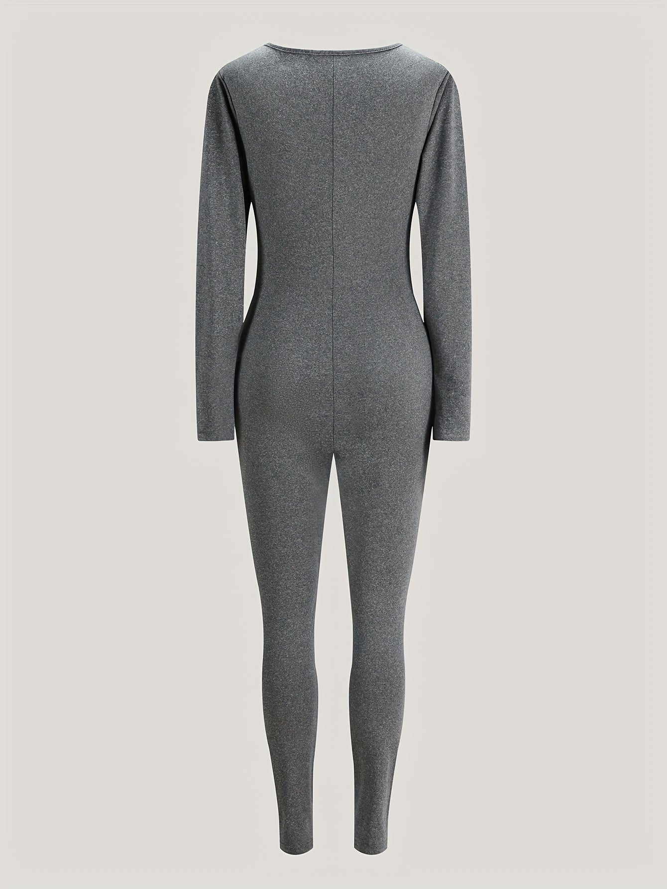 Combinaison skinny zippée pour femmes