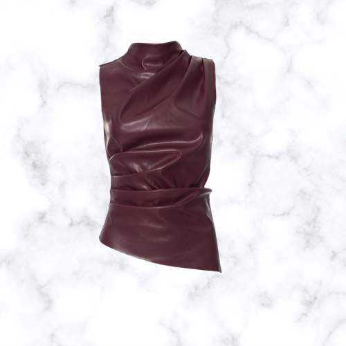 Débardeur en Cuir avec Style