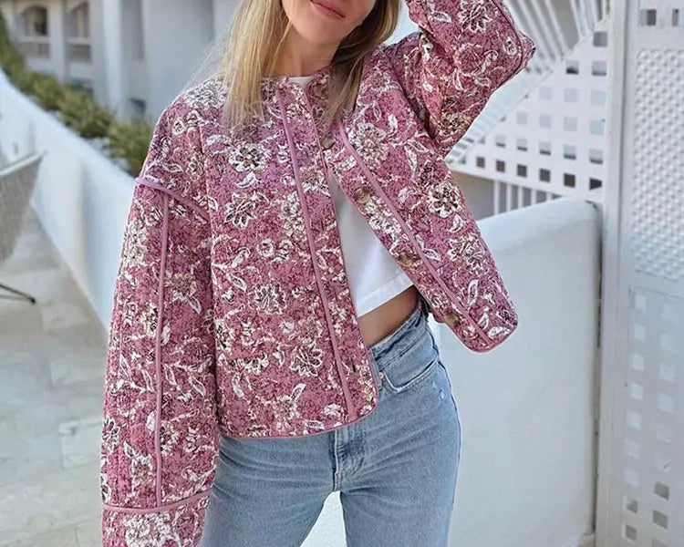 ColorCascade Veste Élégante pour la Saison à Venir