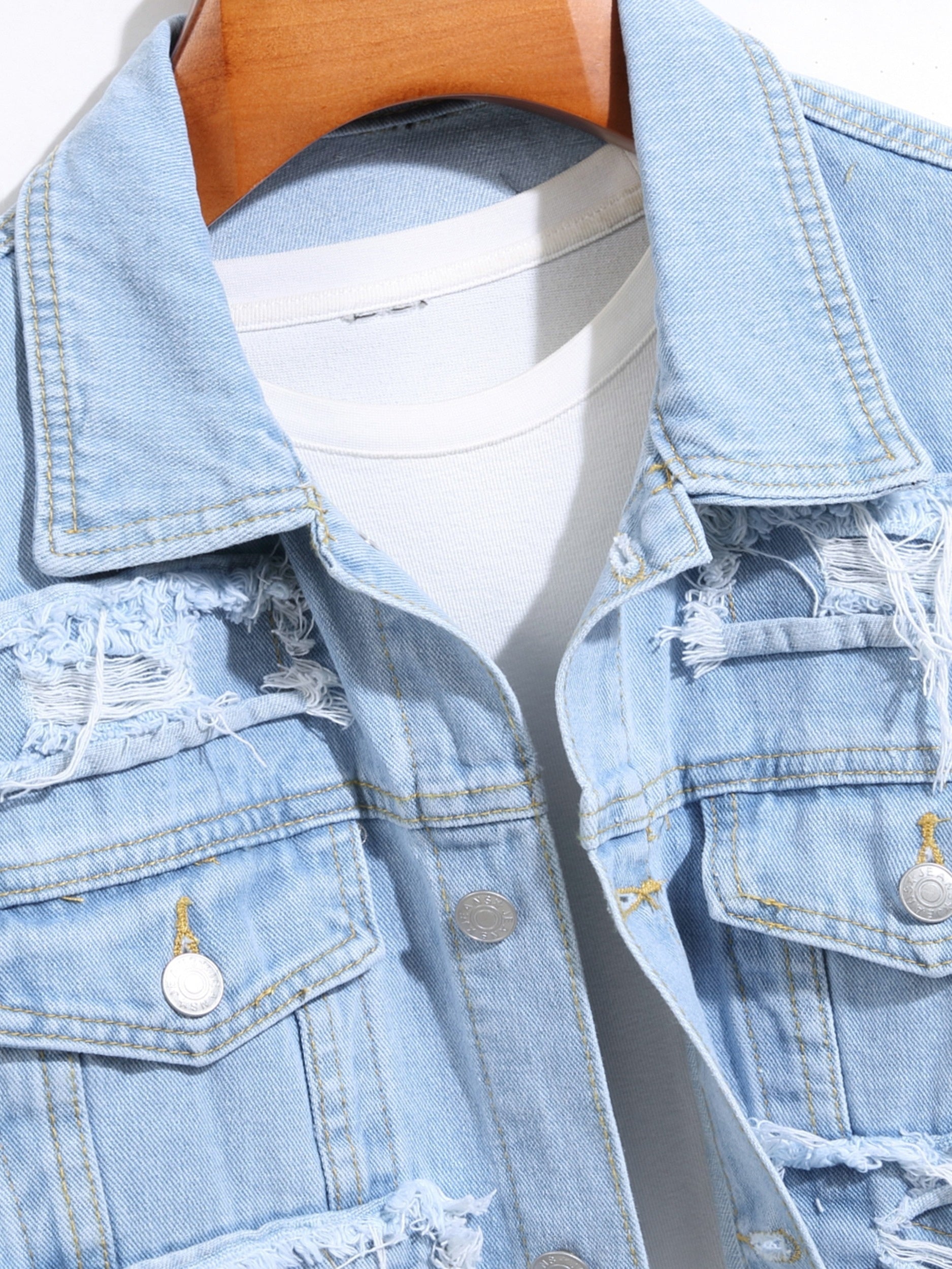 Veste en jean classique pour hommes