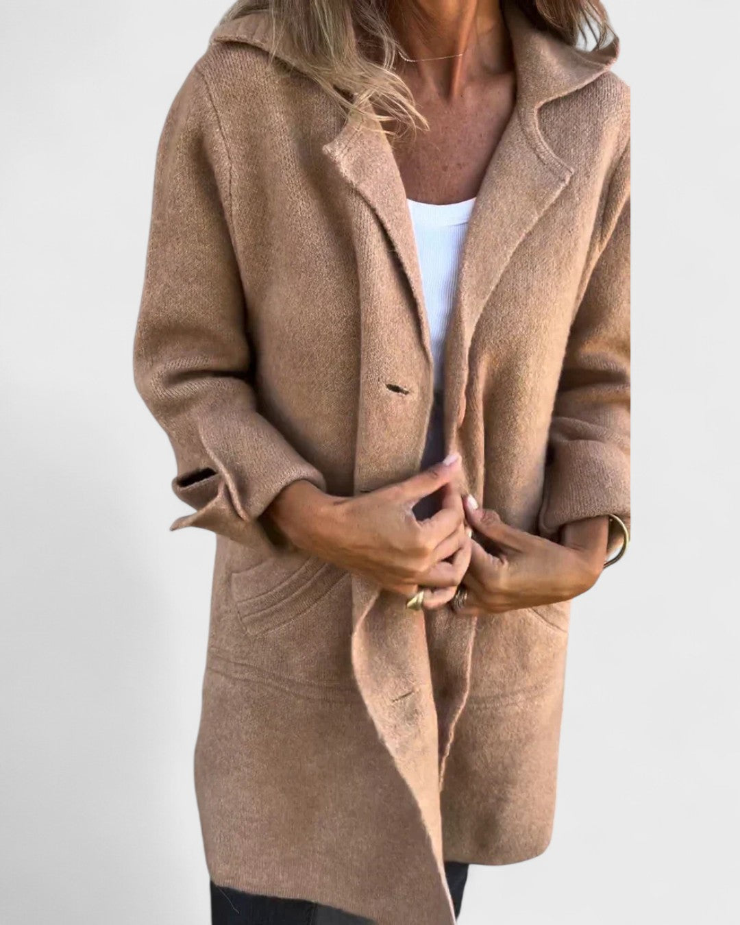 Le blazer boutonné