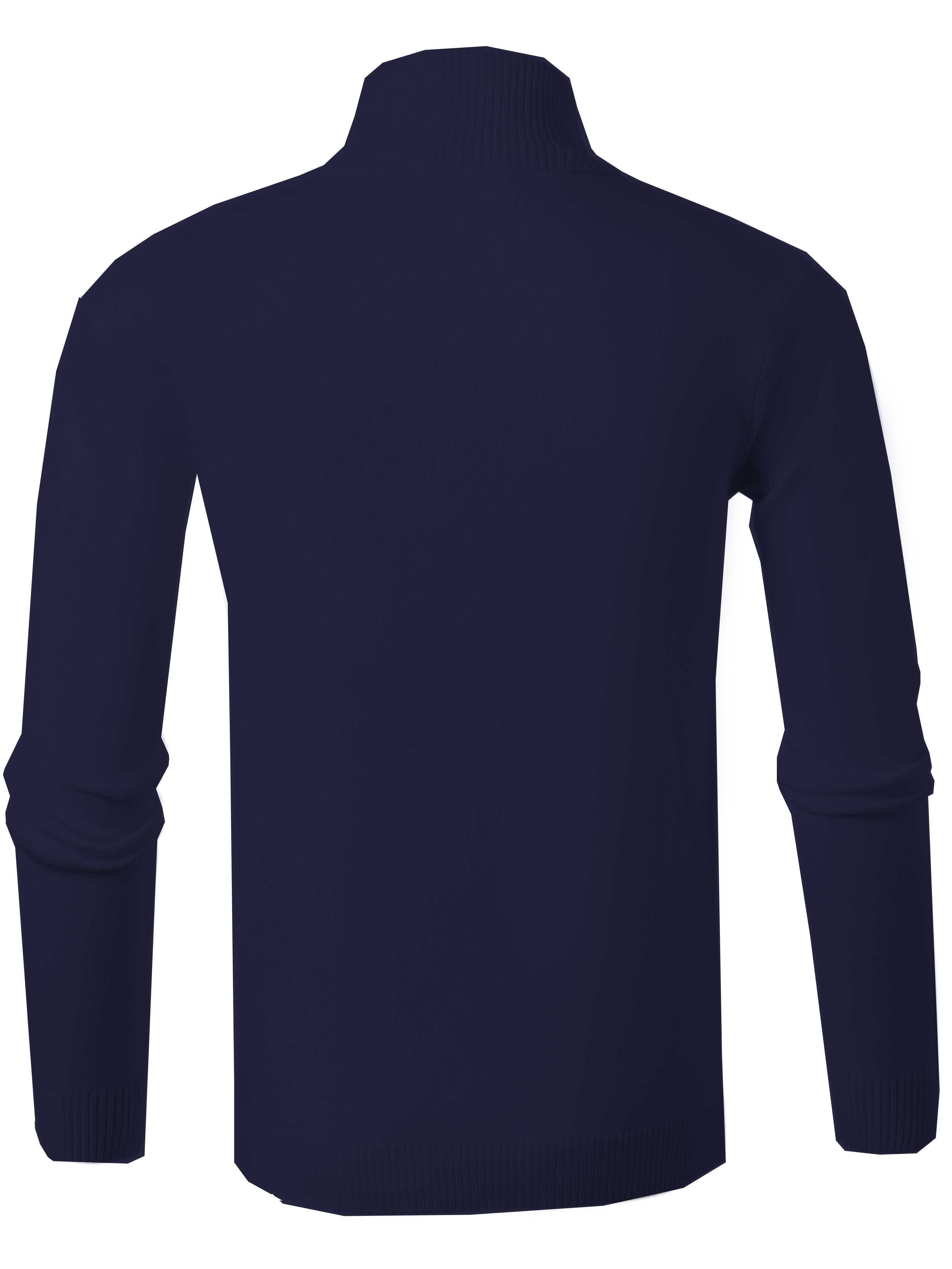 Pull Slim Tricoté Col Roulé pour Hommes