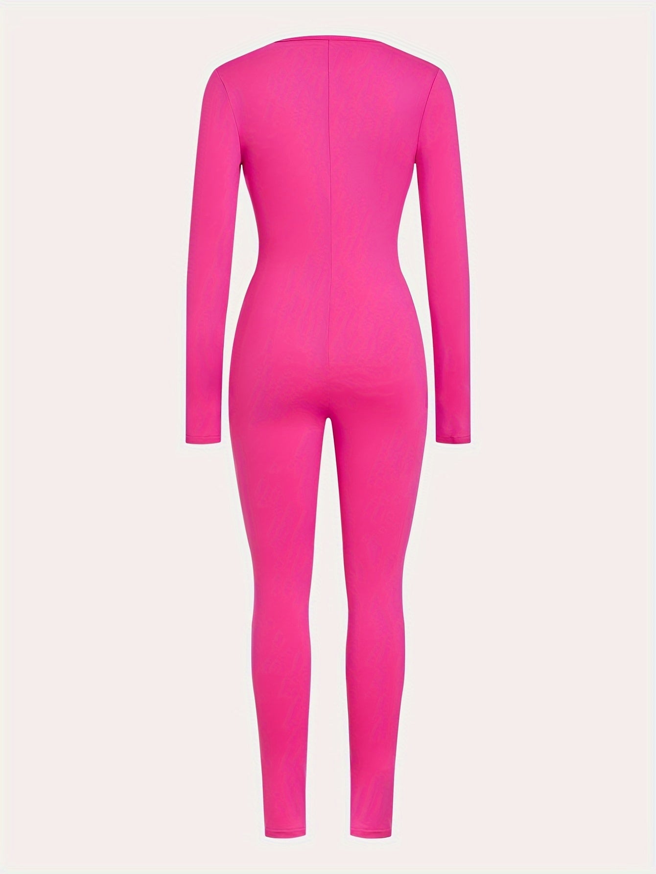 Combinaison skinny zippée pour femmes