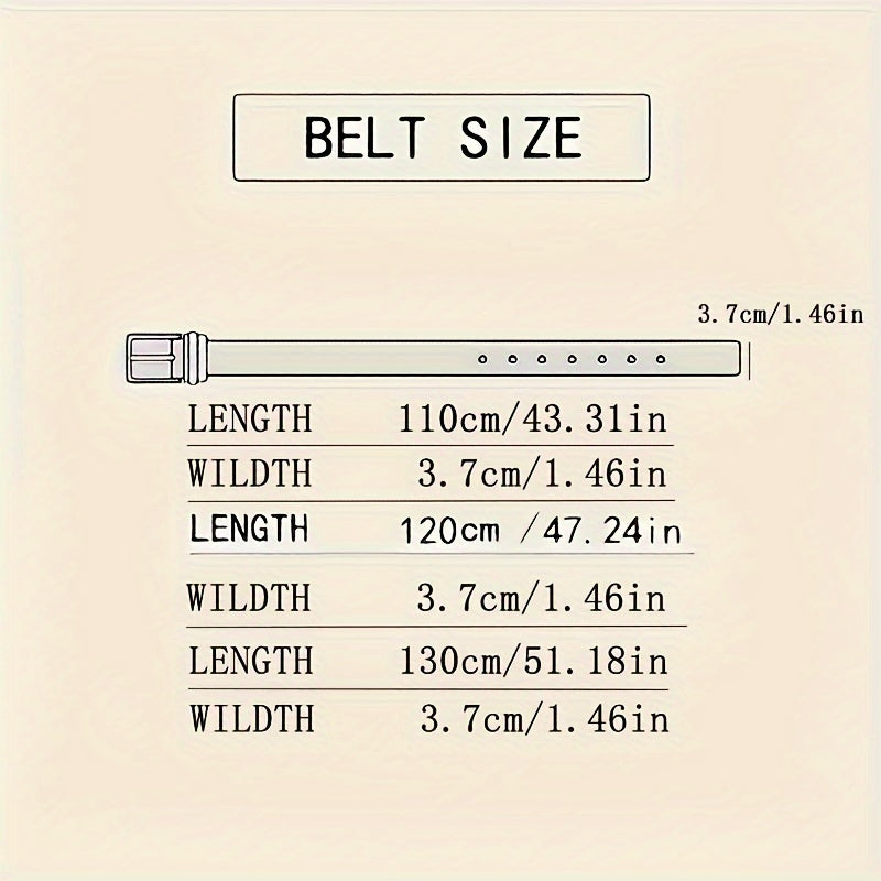 Ceinture en Cuir Véritable avec Boucle Automatique