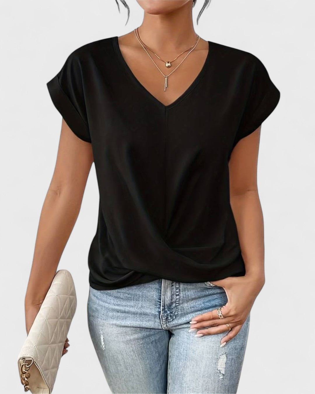 T-shirt décontracté à manches courtes