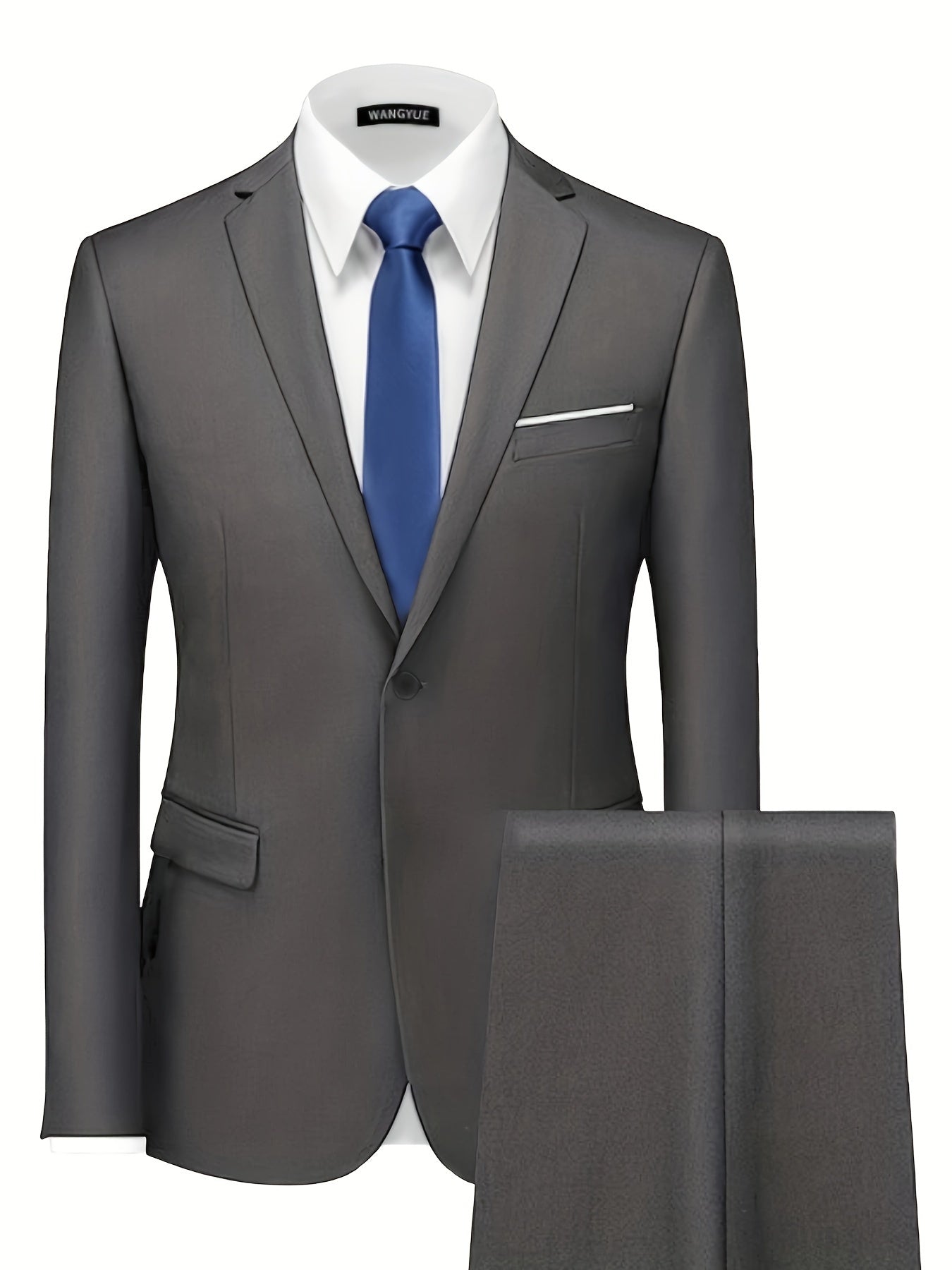 Ensemble Élégant Veste à Bouton et Pantalon