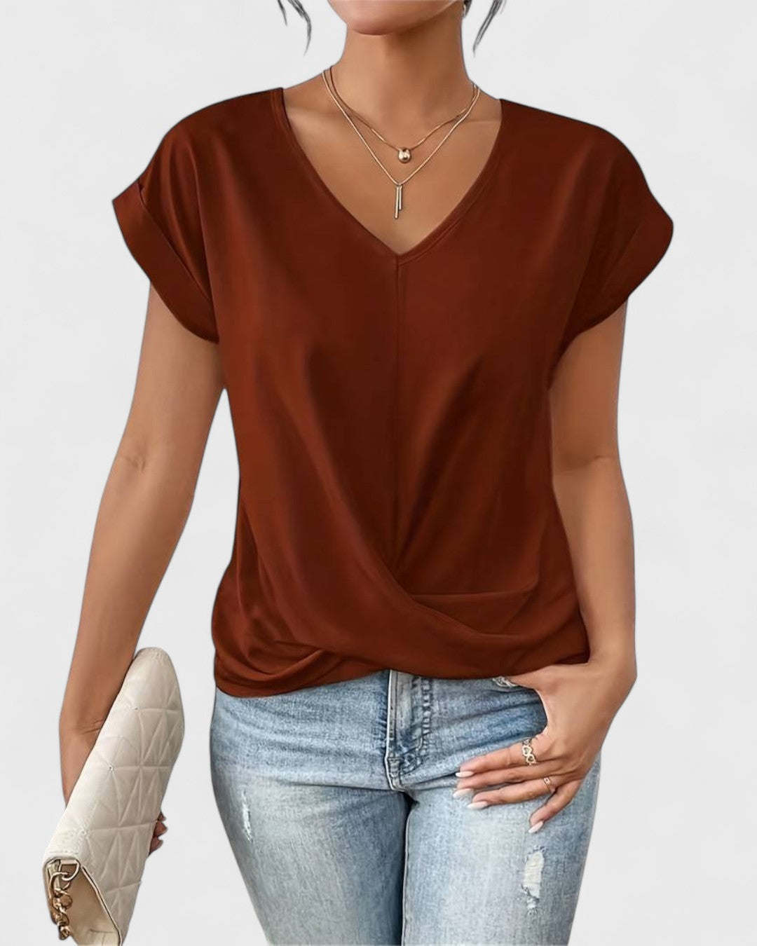 T-shirt décontracté à manches courtes
