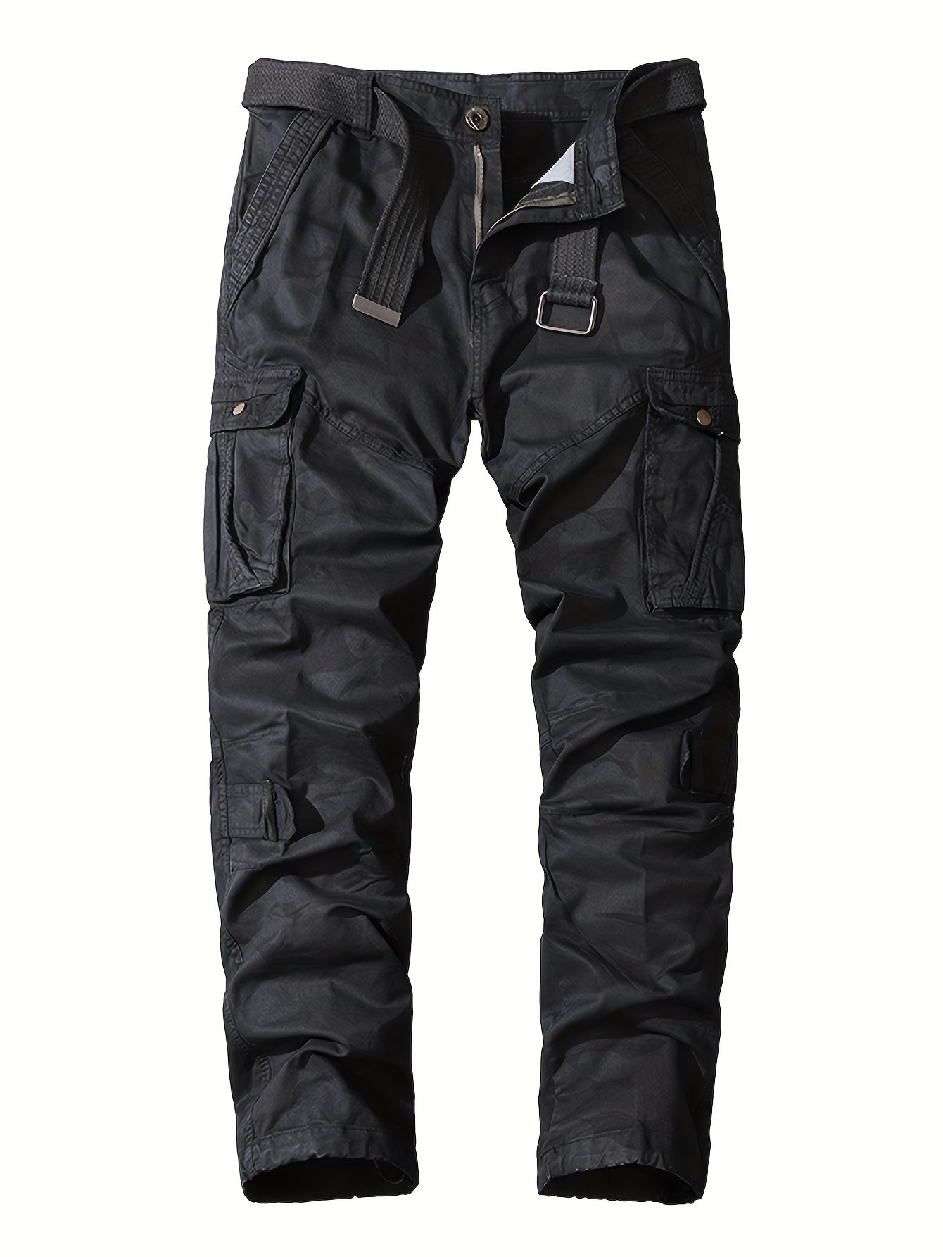 Pantalon Camouflage 100% Coton avec Poches pour Hommes,