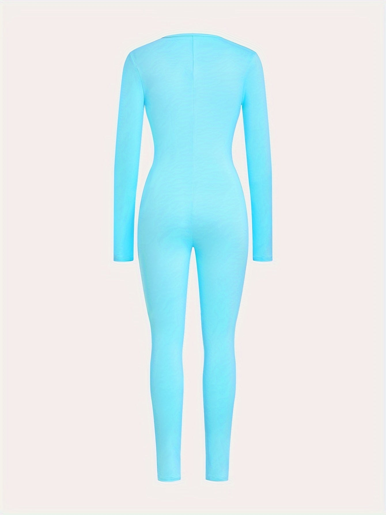 Combinaison skinny zippée pour femmes