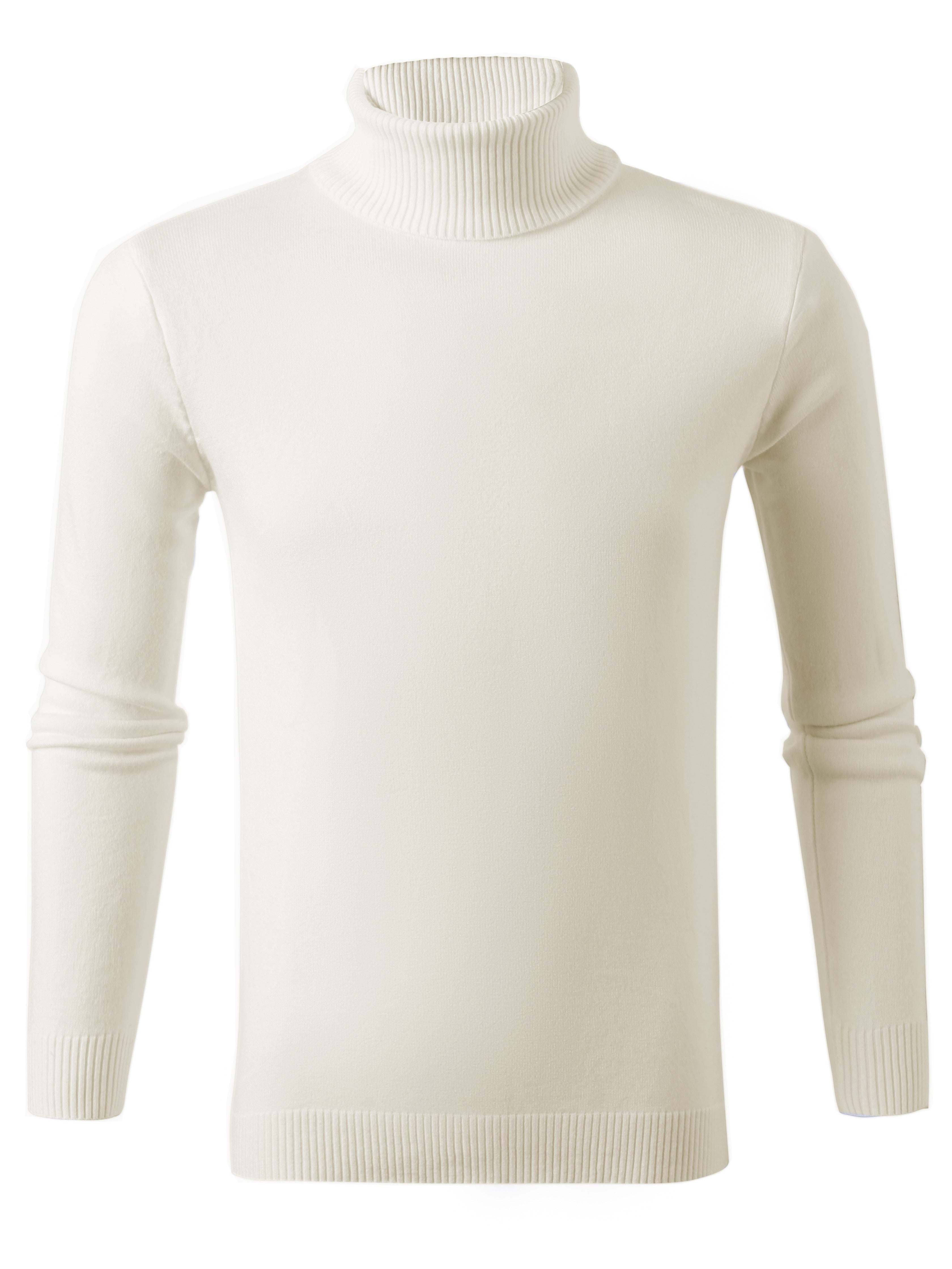 Pull Slim Tricoté Col Roulé pour Hommes