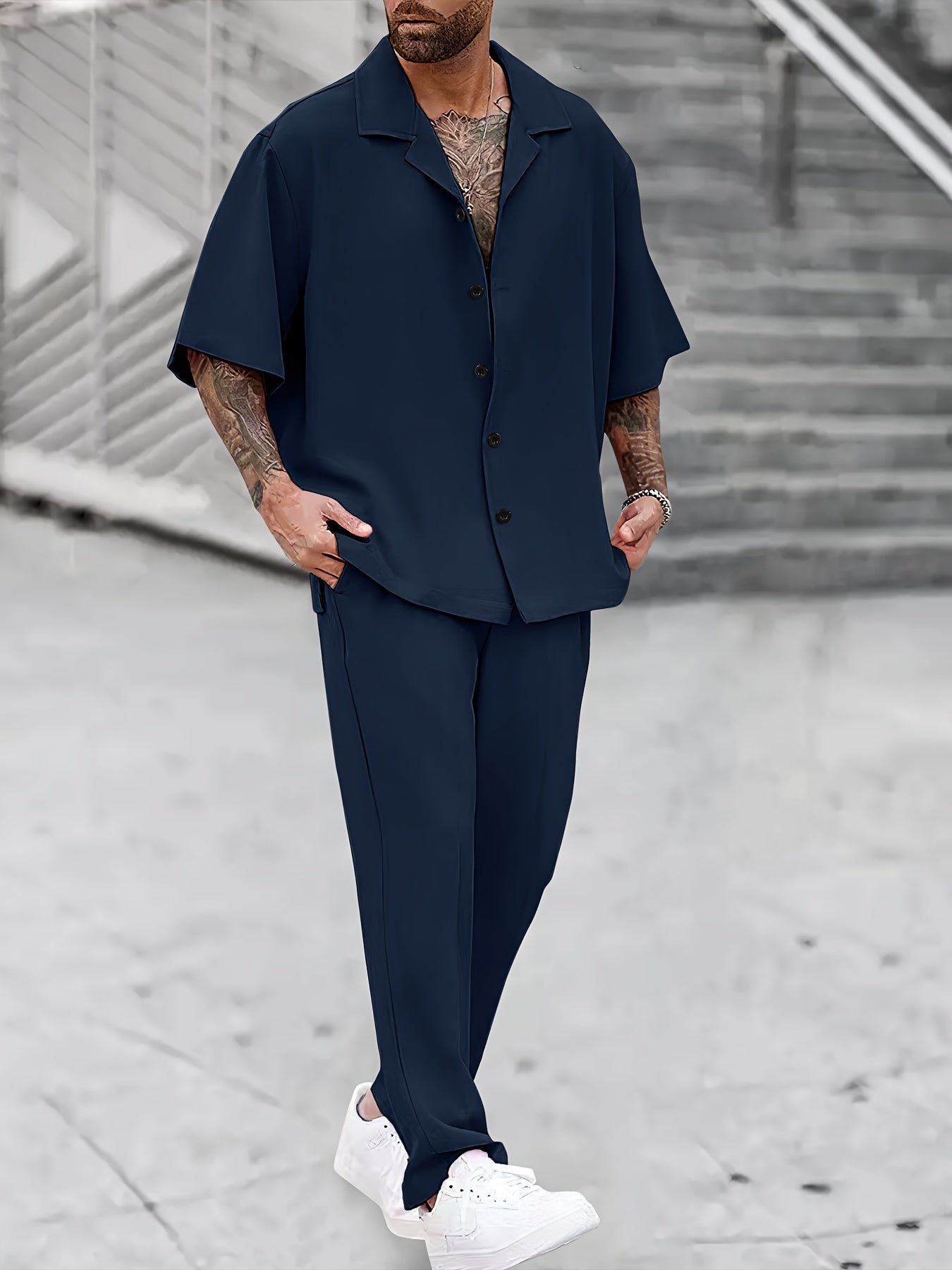 Ensemble deux pièces décontracté