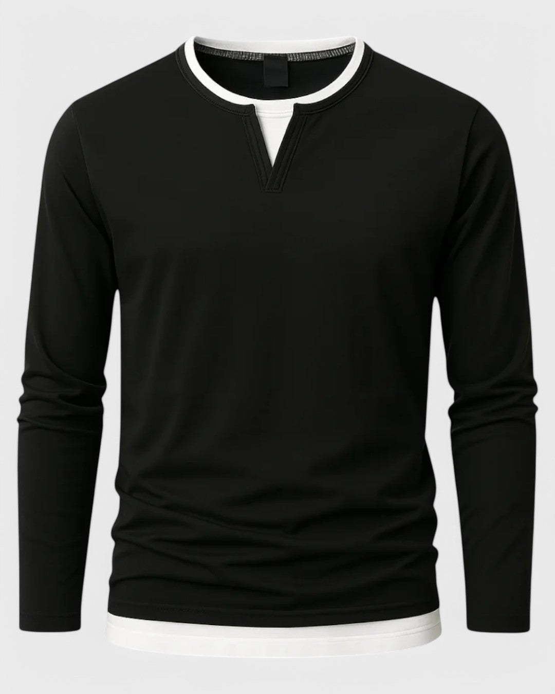 T-shirt à manches longues en laine mérinos