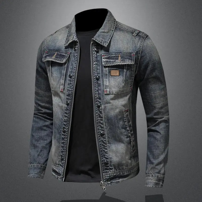 Veste en jean rétro pour hommes