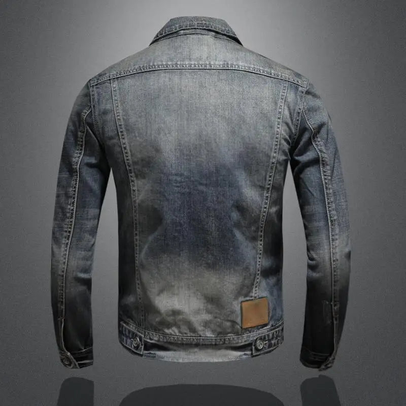 Veste en jean rétro pour hommes