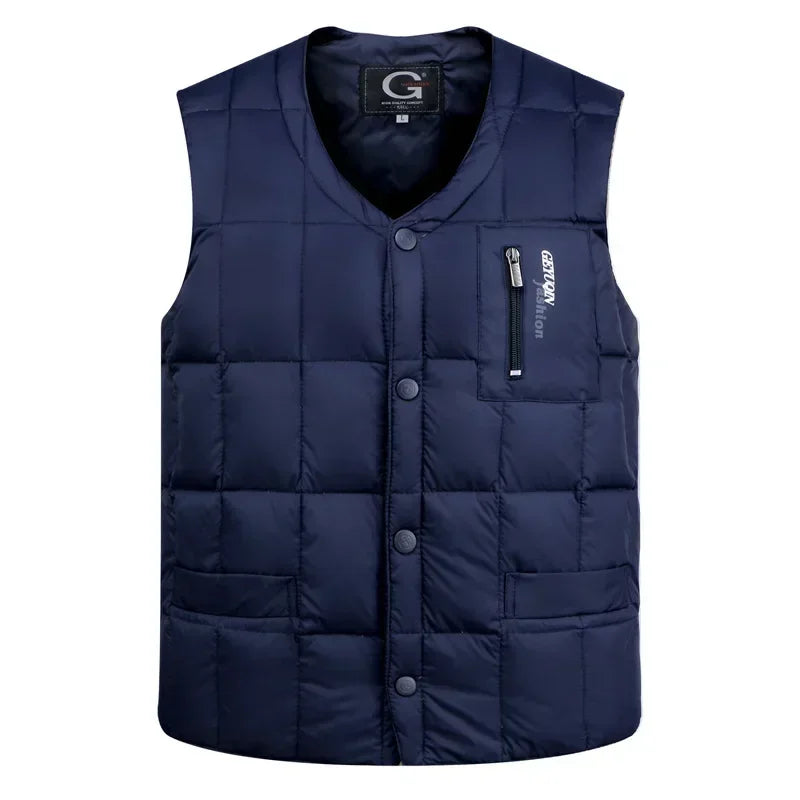 Gilet léger en duvet de canard pour hommes