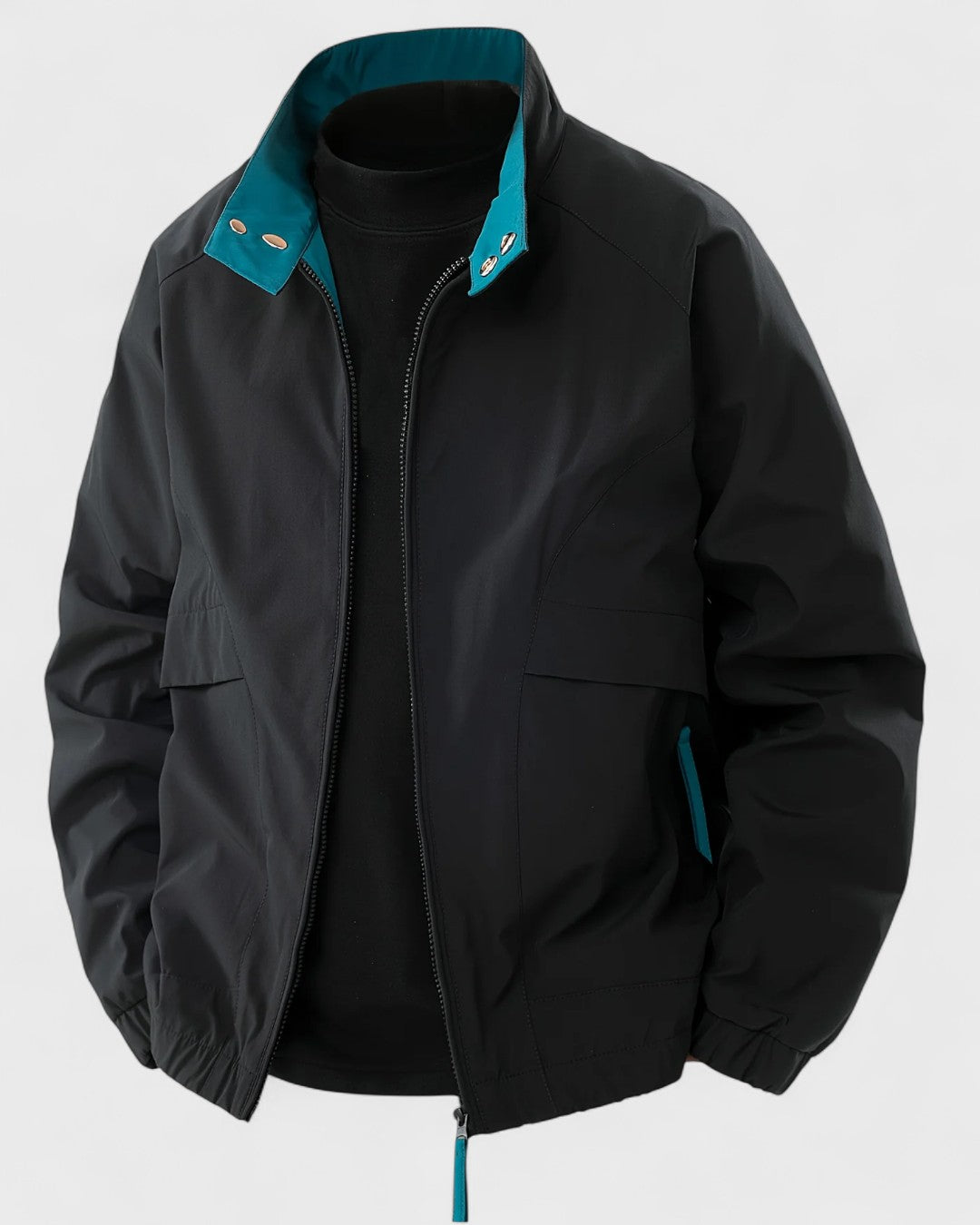 Veste de printemps décontractée avec protection contre le vent