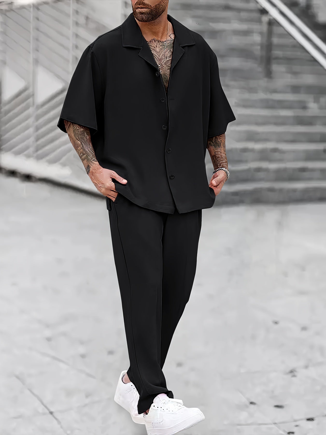 Ensemble deux pièces décontracté