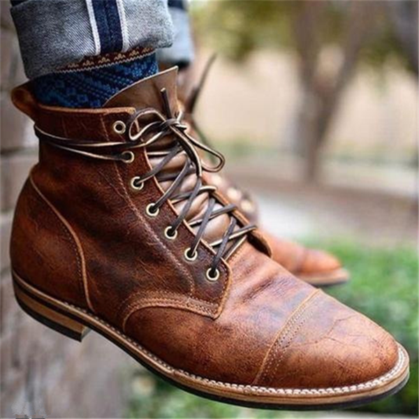 Bottes en Cuir Élégantes pour Hommes