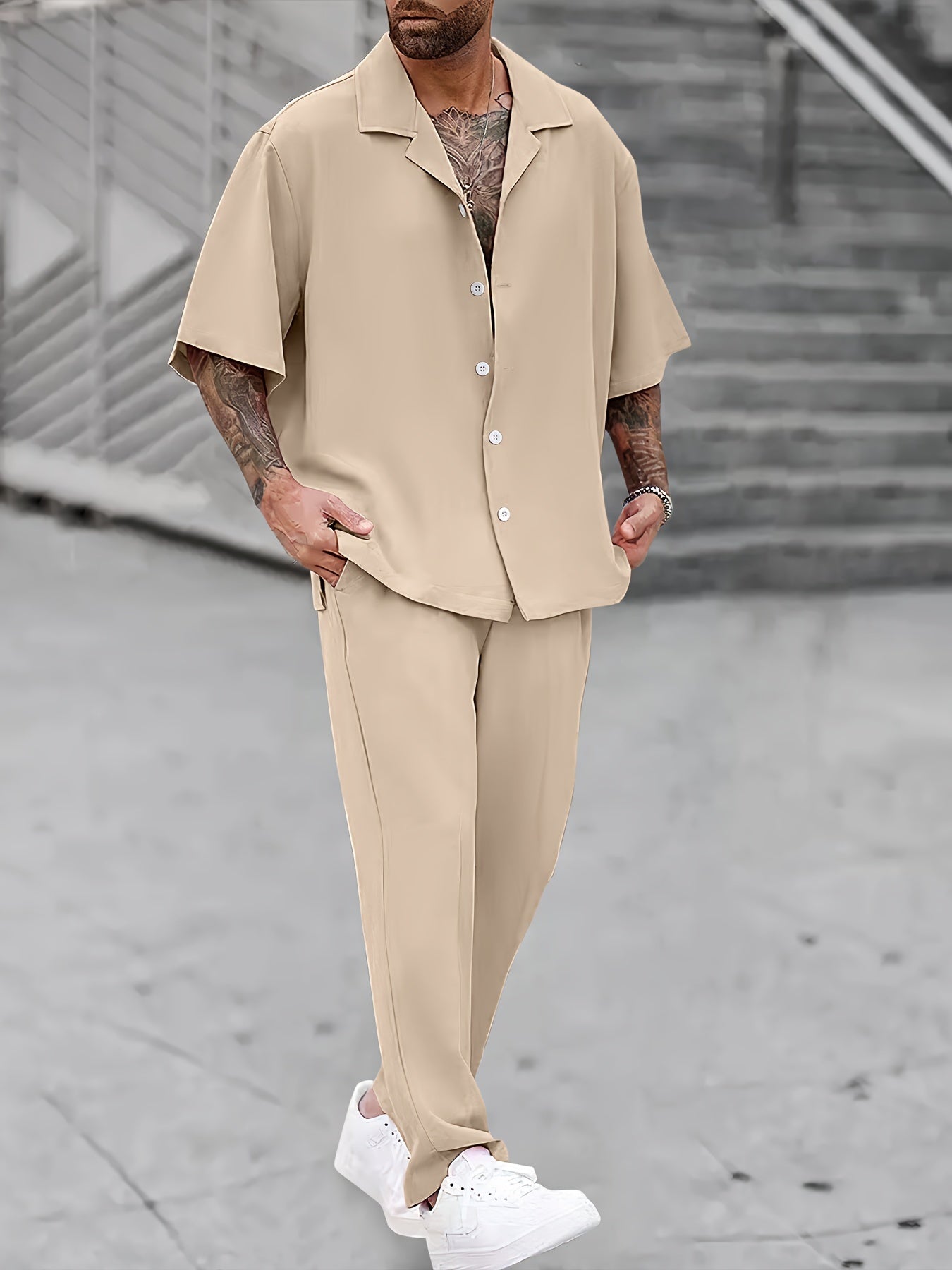 Ensemble deux pièces décontracté