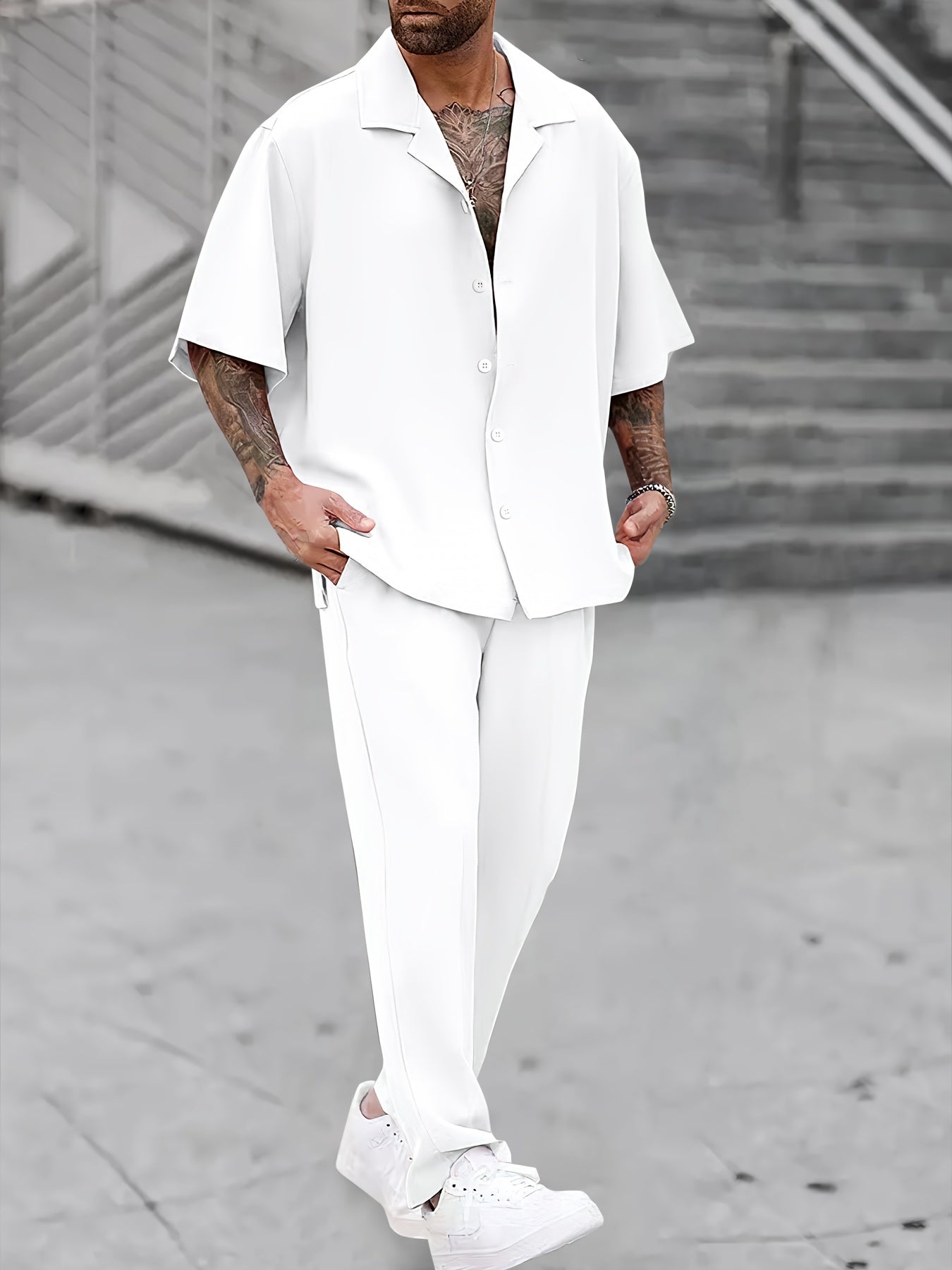 Ensemble deux pièces décontracté