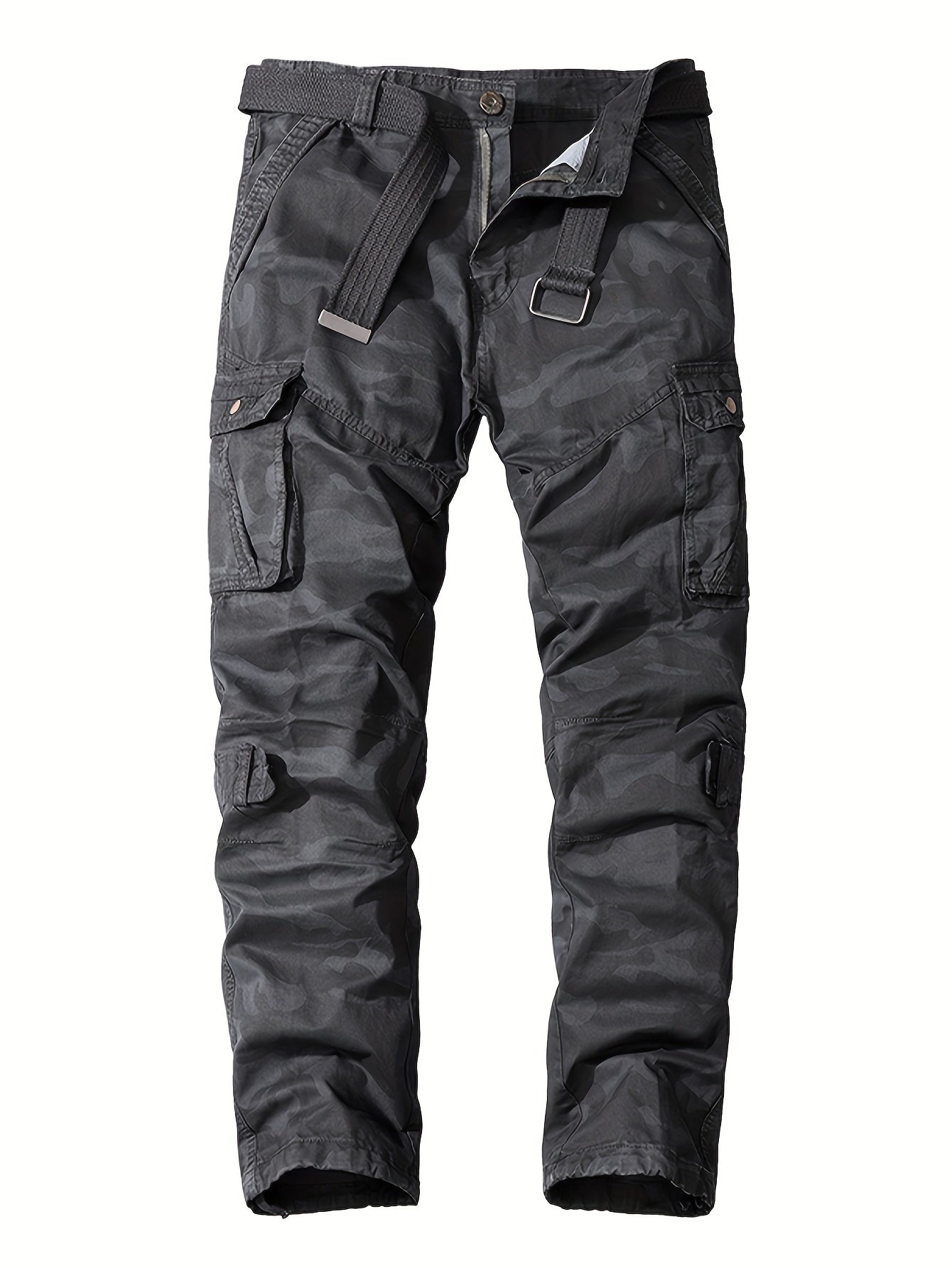 Pantalon Camouflage 100% Coton avec Poches pour Hommes,