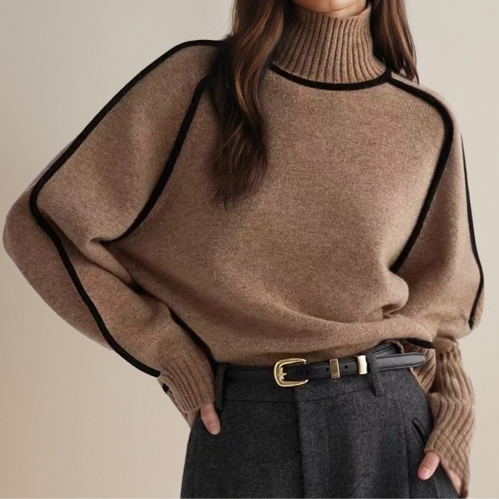 Pull à col roulé pour femmes