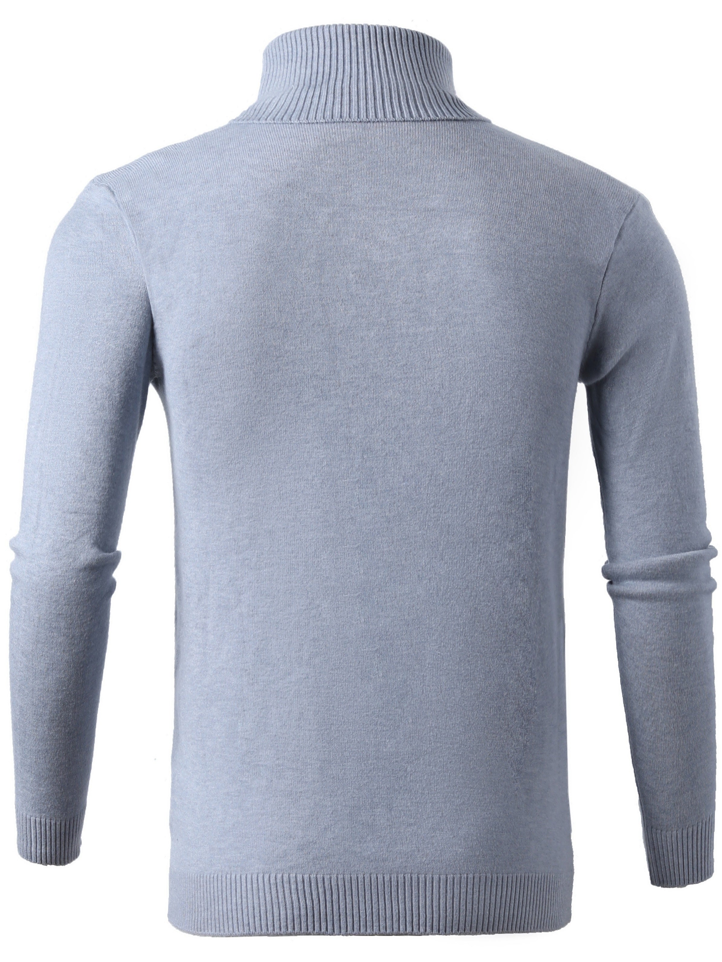 Pull Slim Tricoté Col Roulé pour Hommes