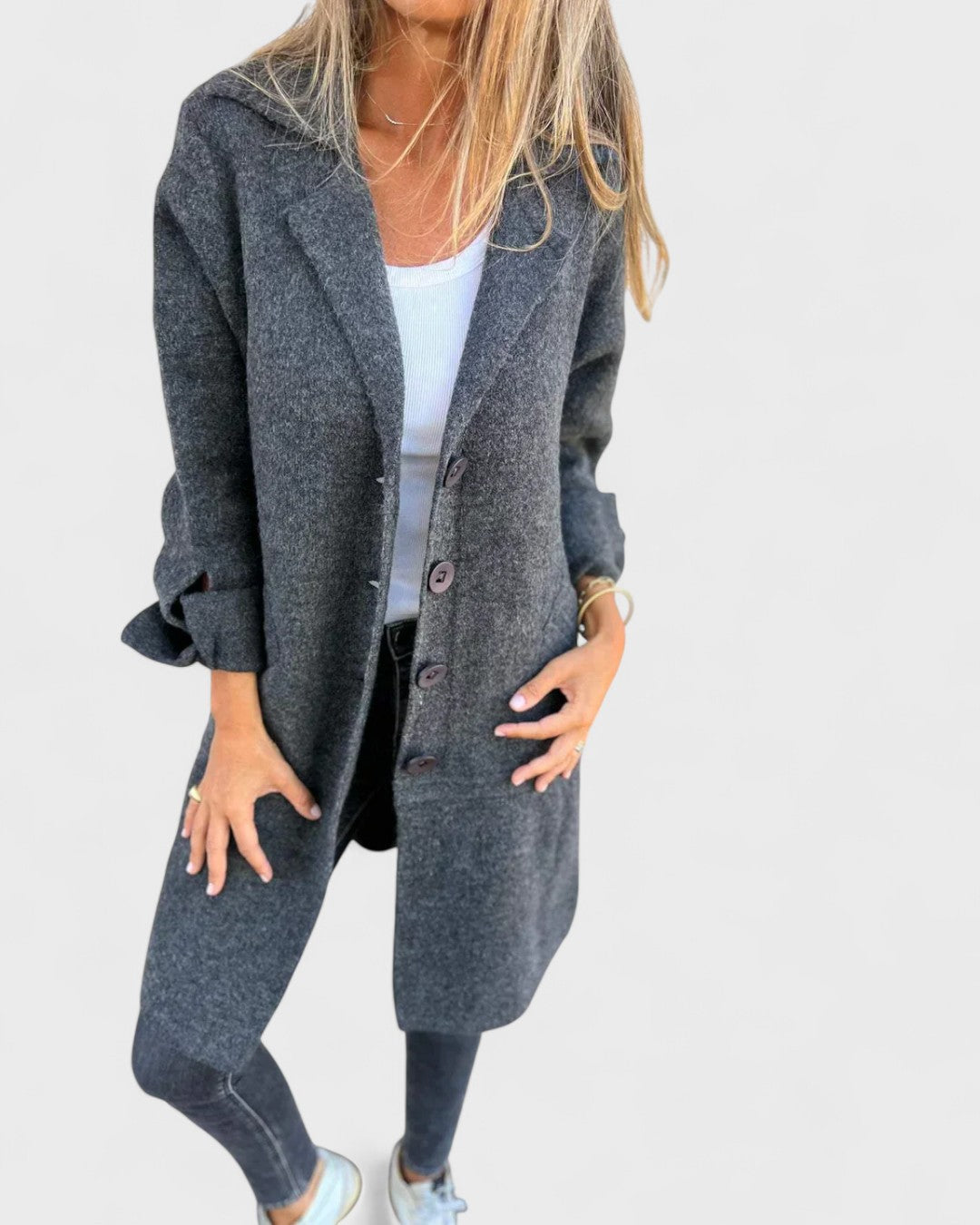 Le blazer boutonné