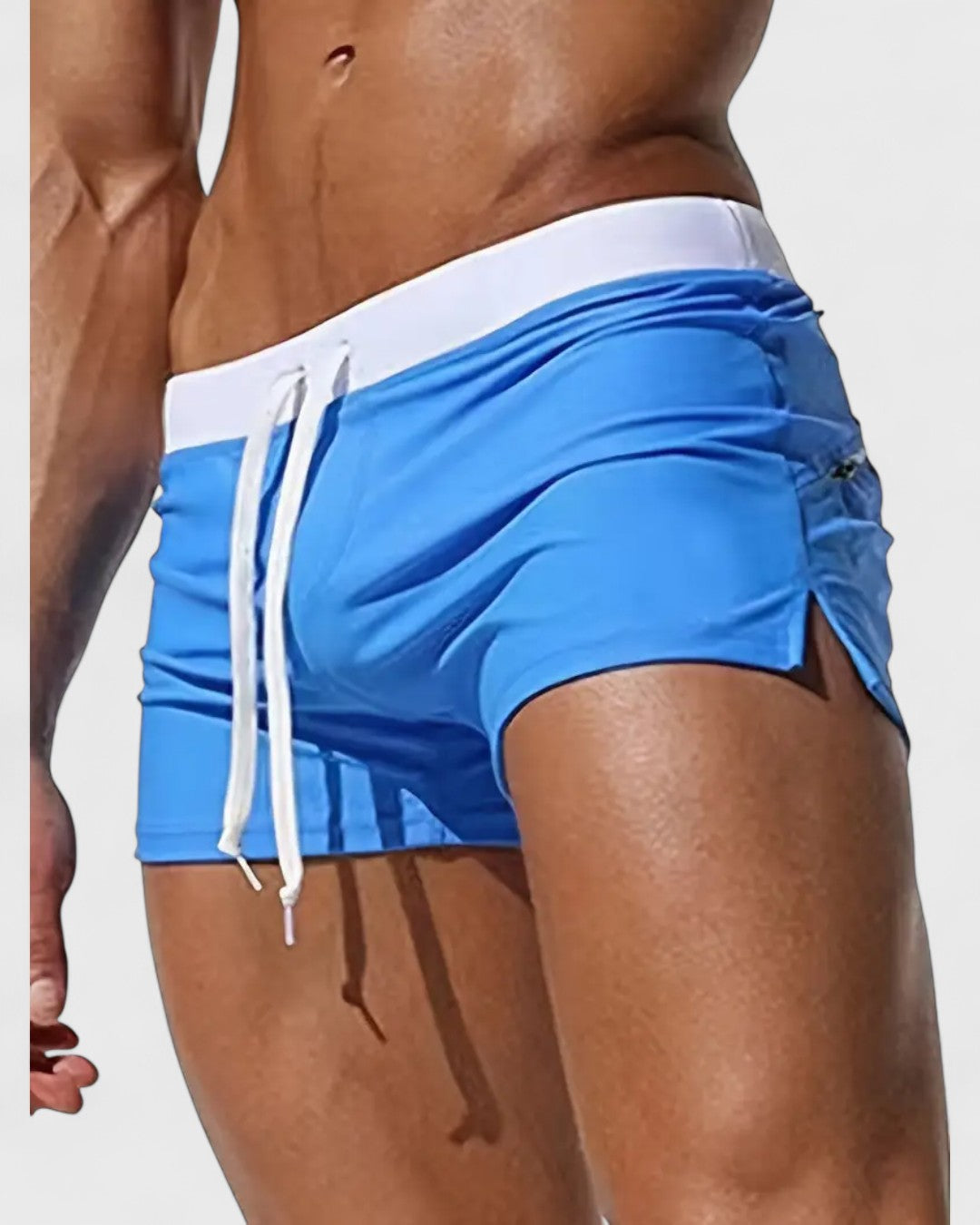 Boxer de bain avec cordon de serrage