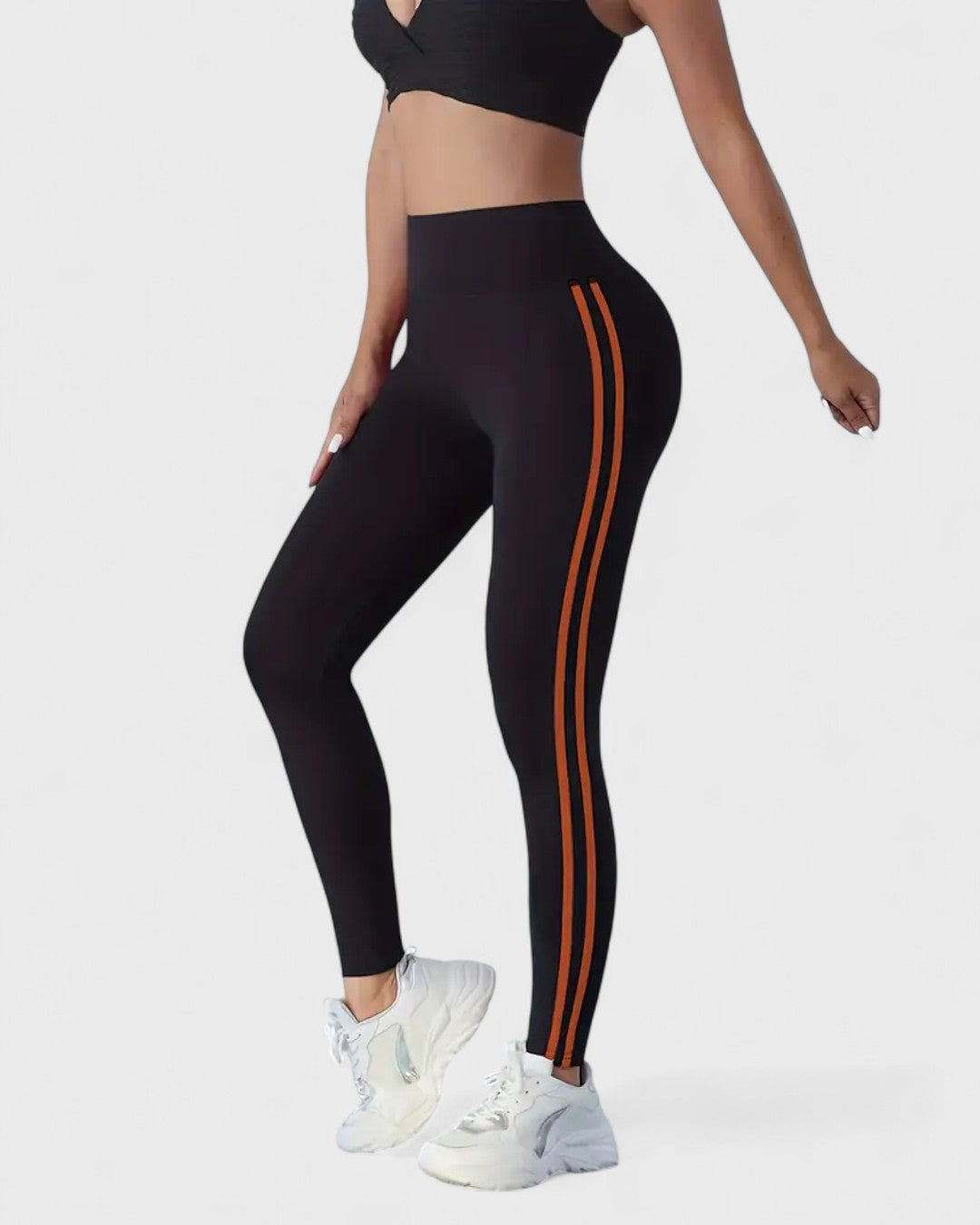 Leggings taille haute avec bandes