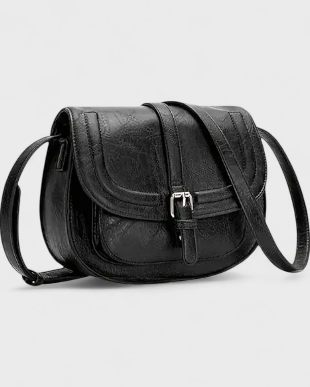 Sac bandoulière demi-lune en similicuir