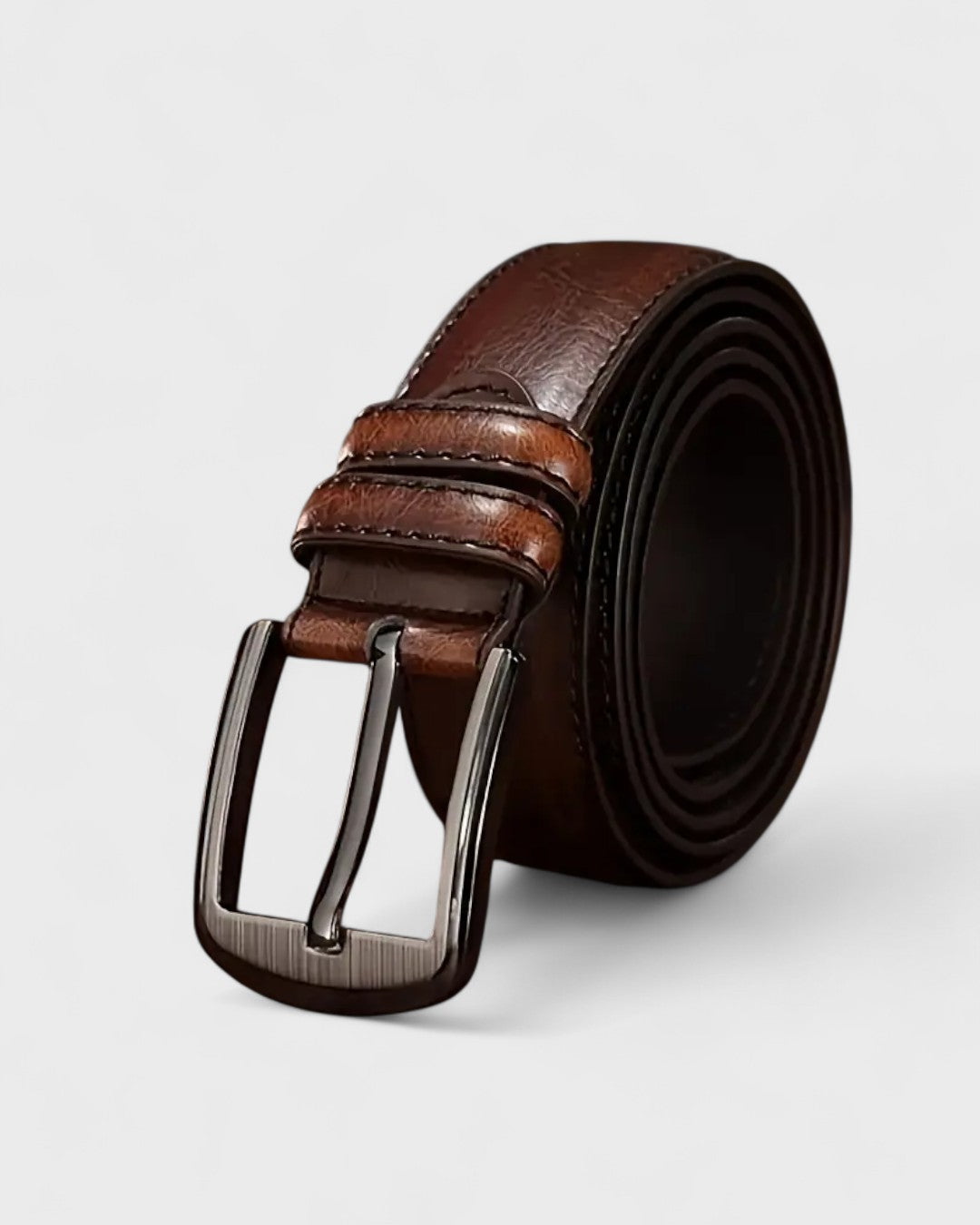 Ceinture en cuir de vachette pleine fleur