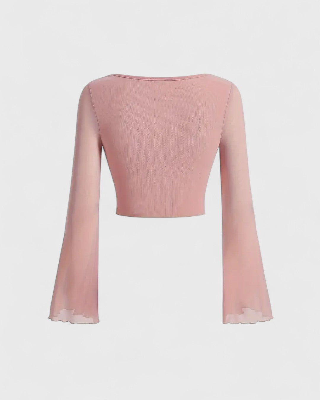 Haut manches évasées à nouer