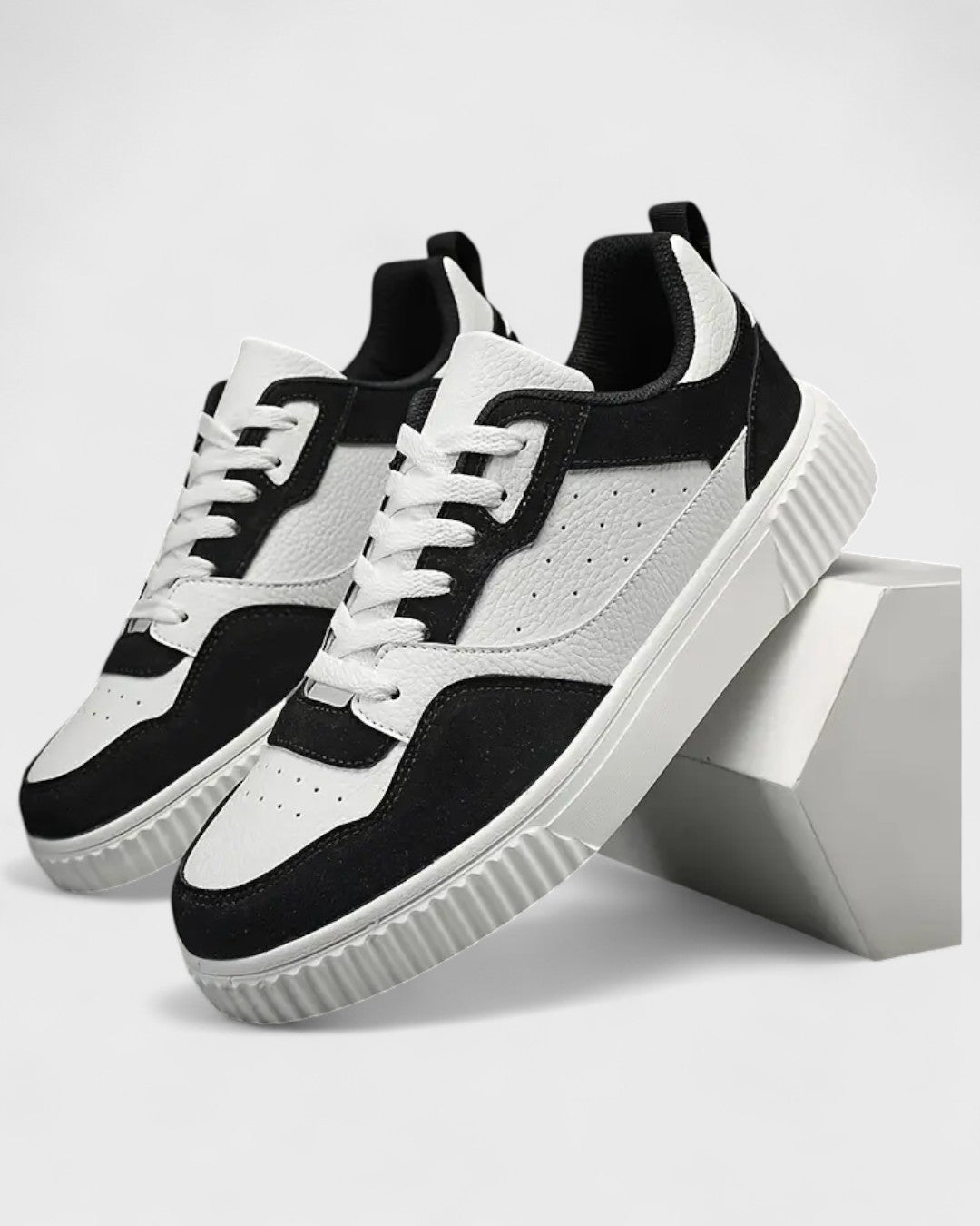 Baskets skate à profil bas avec semelle épaisse