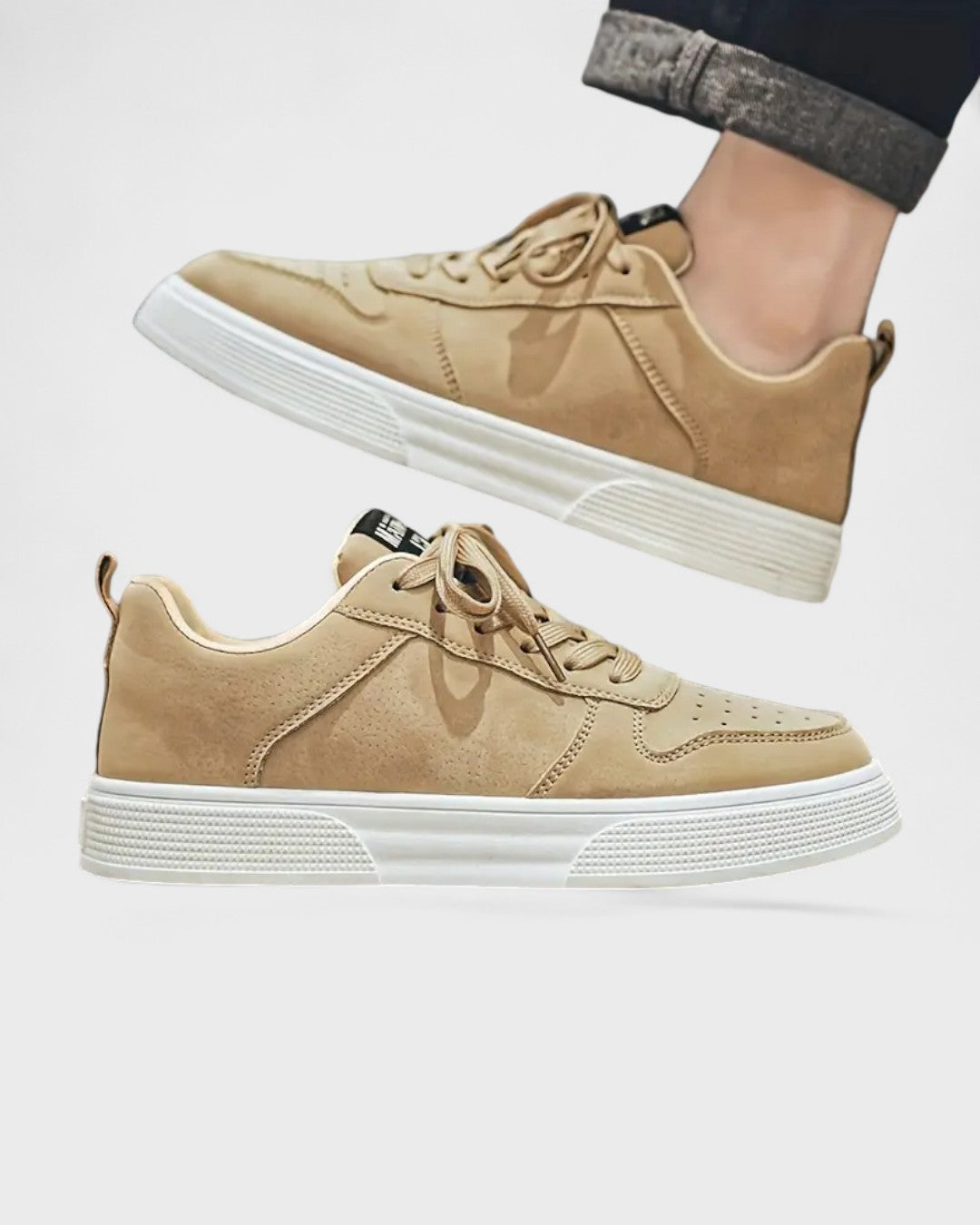 Baskets basses homme en suédine