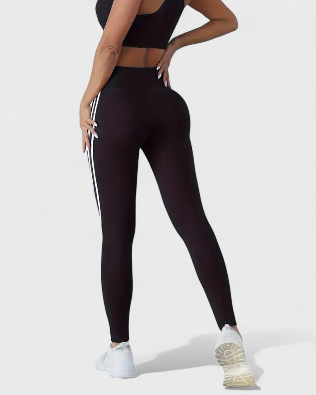 Leggings taille haute avec bandes