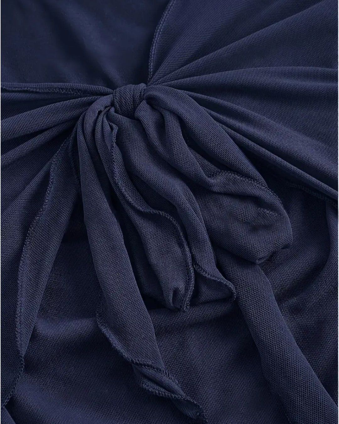 Haut manches évasées à nouer