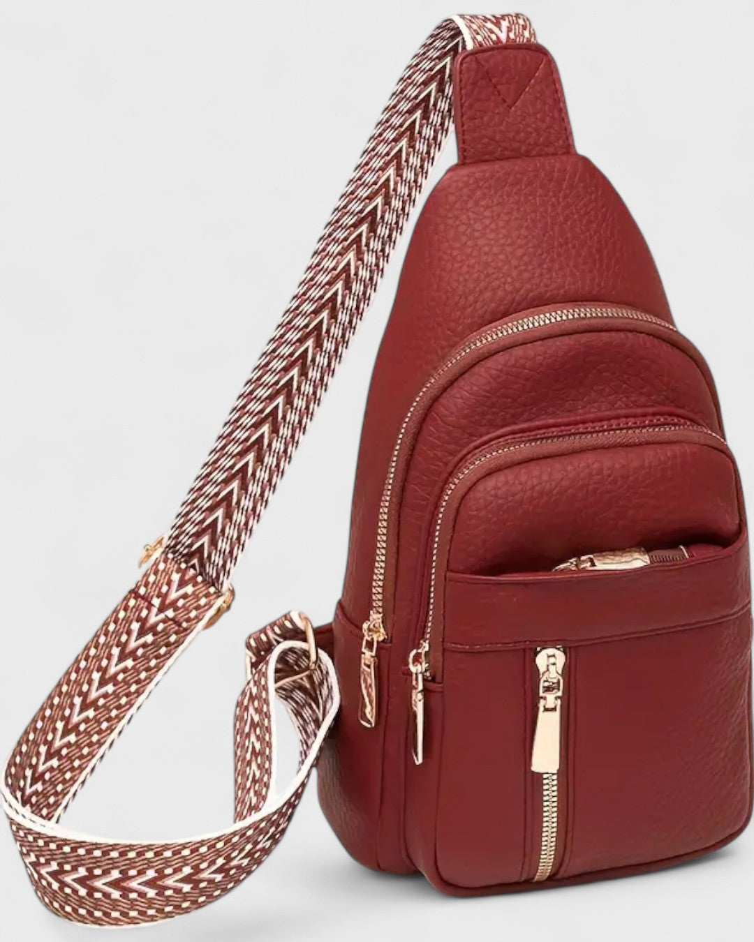 Sac bandoulière bohème compact multipoches