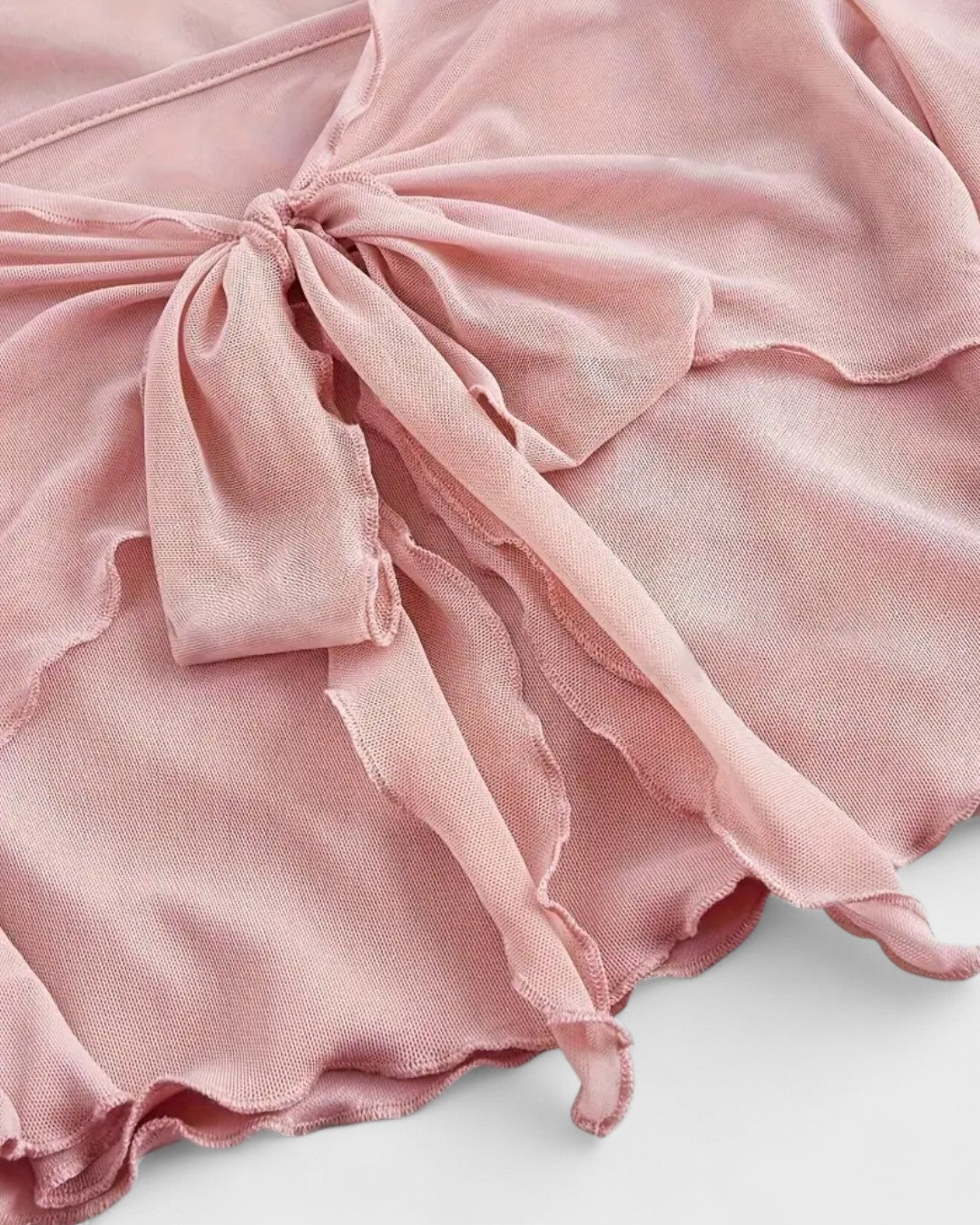 Haut manches évasées à nouer