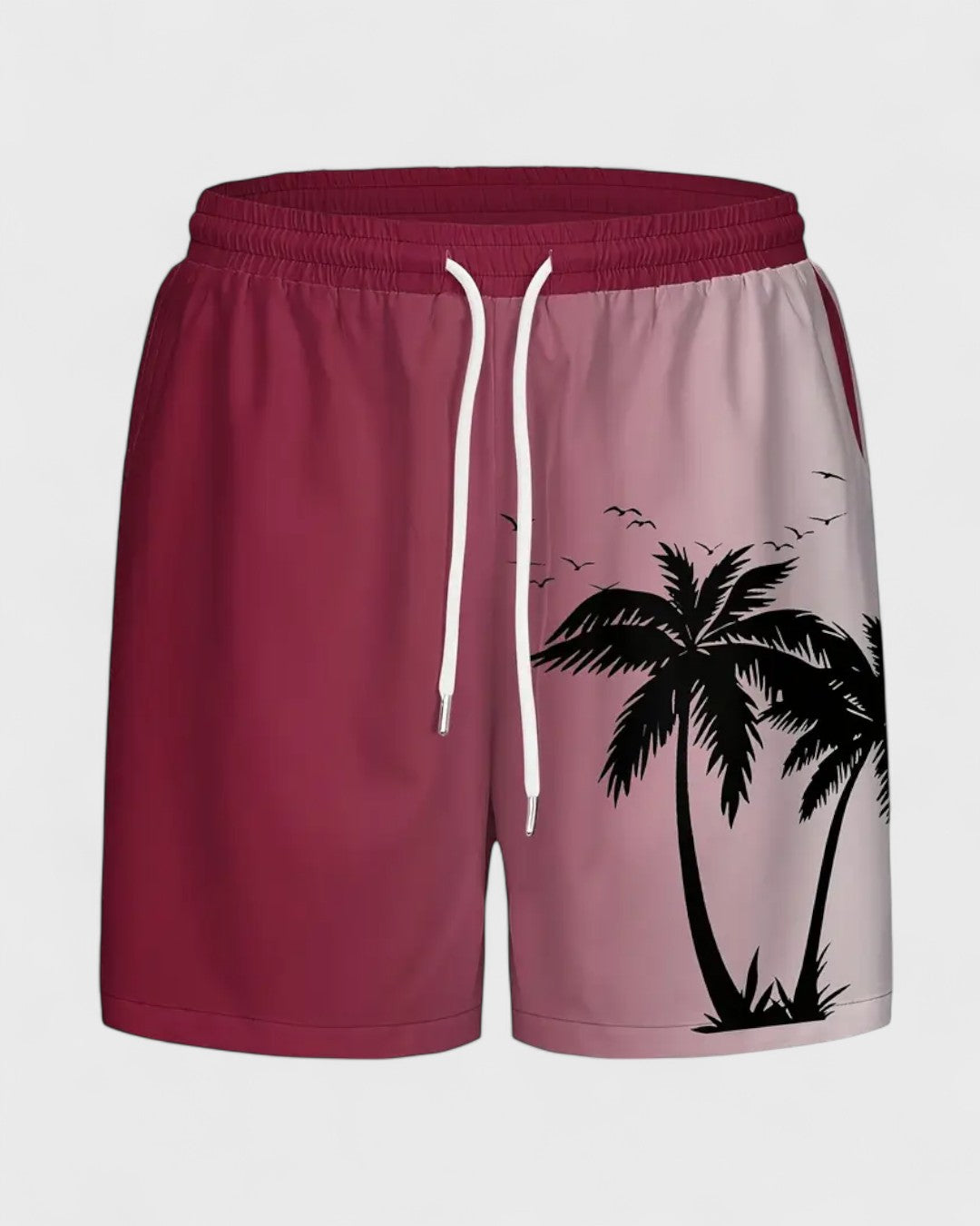 Short ombragé avec palmiers