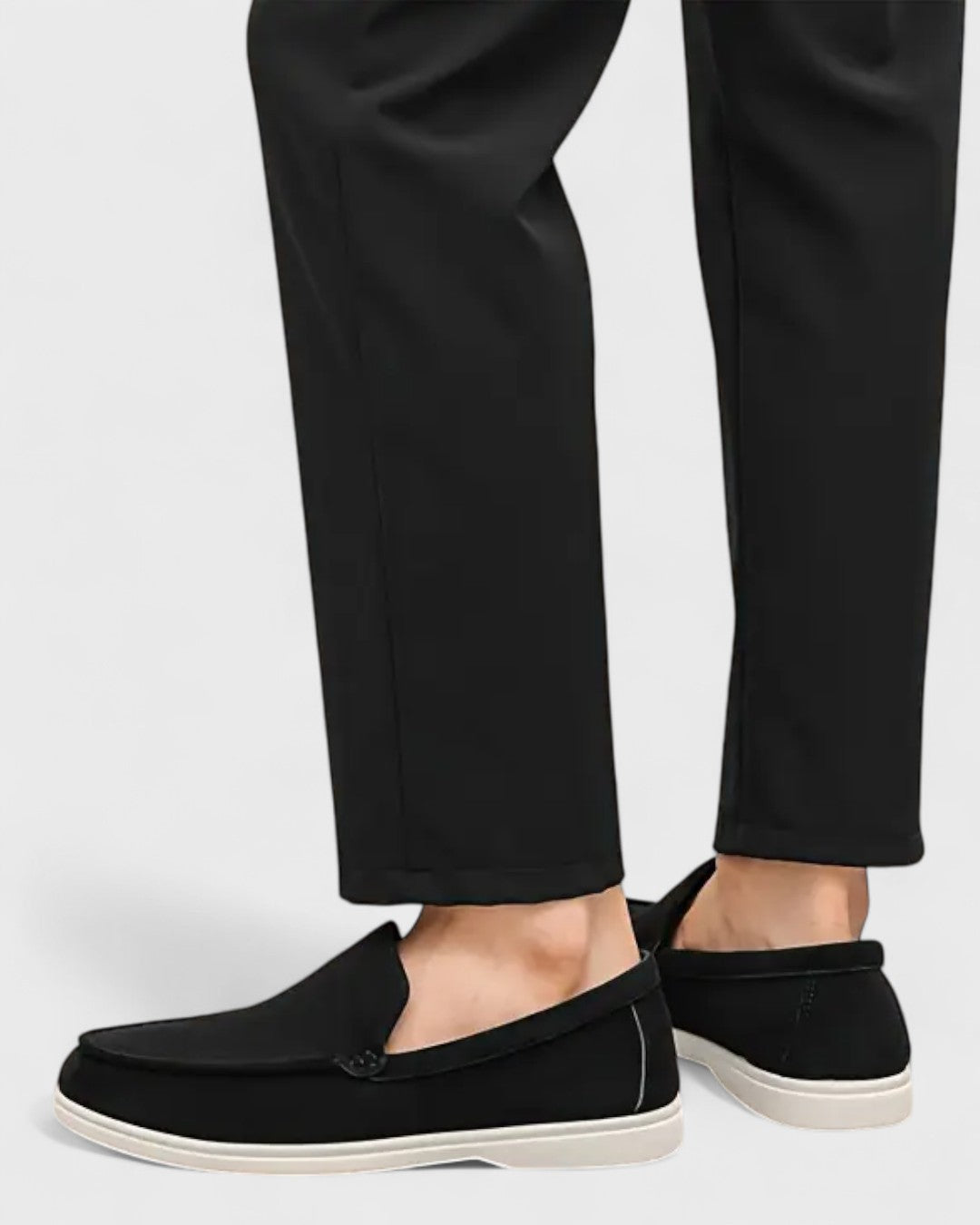 Mocassins classiques en suédine à enfiler