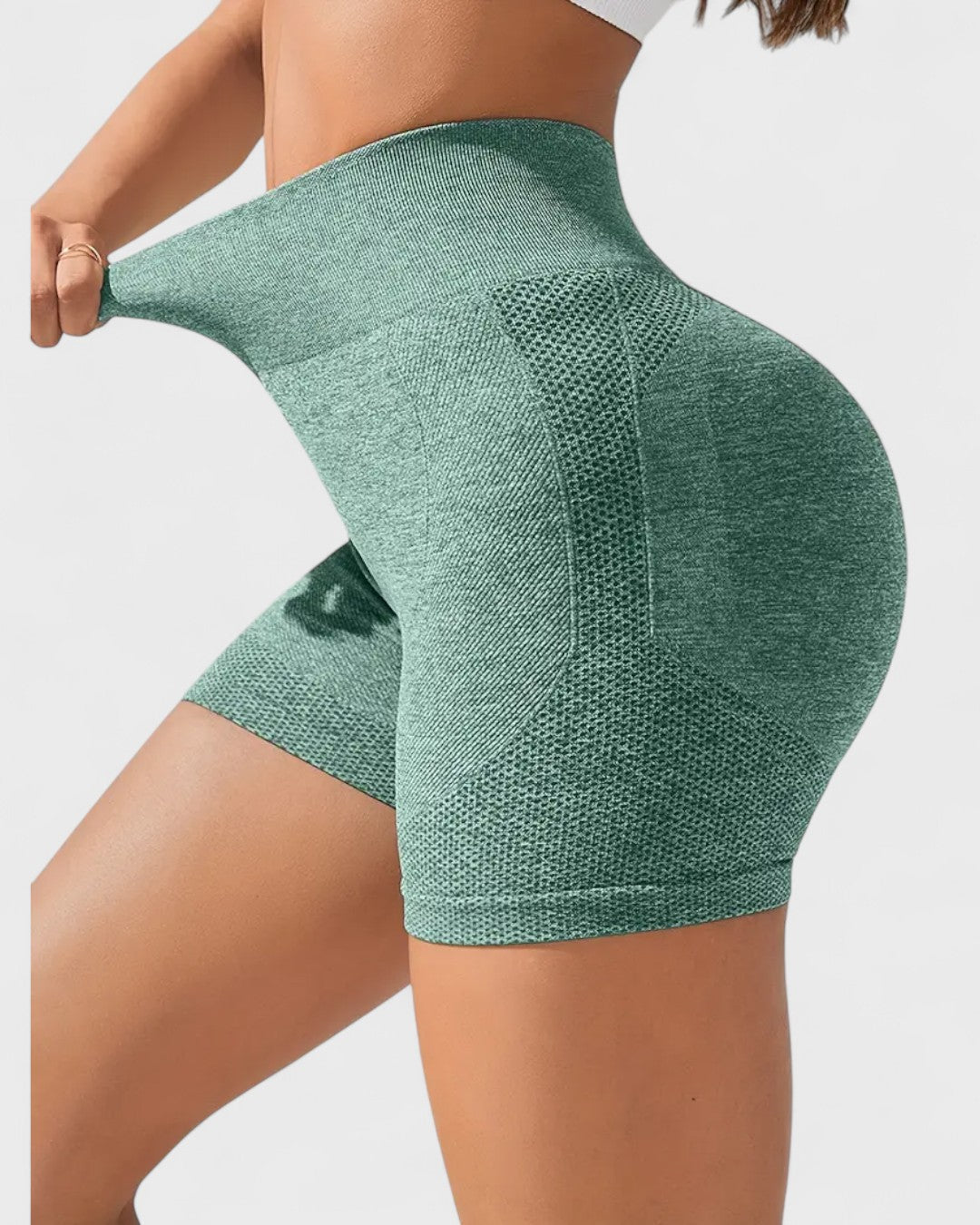 Short taille haute effet push-up