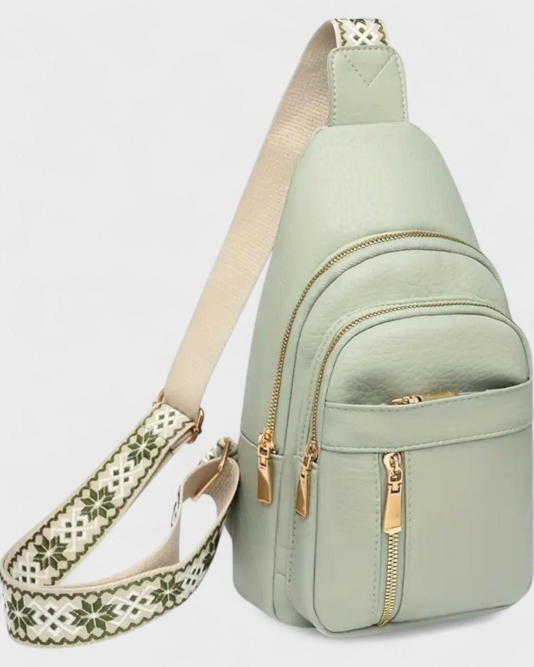 Sac bandoulière bohème compact multipoches