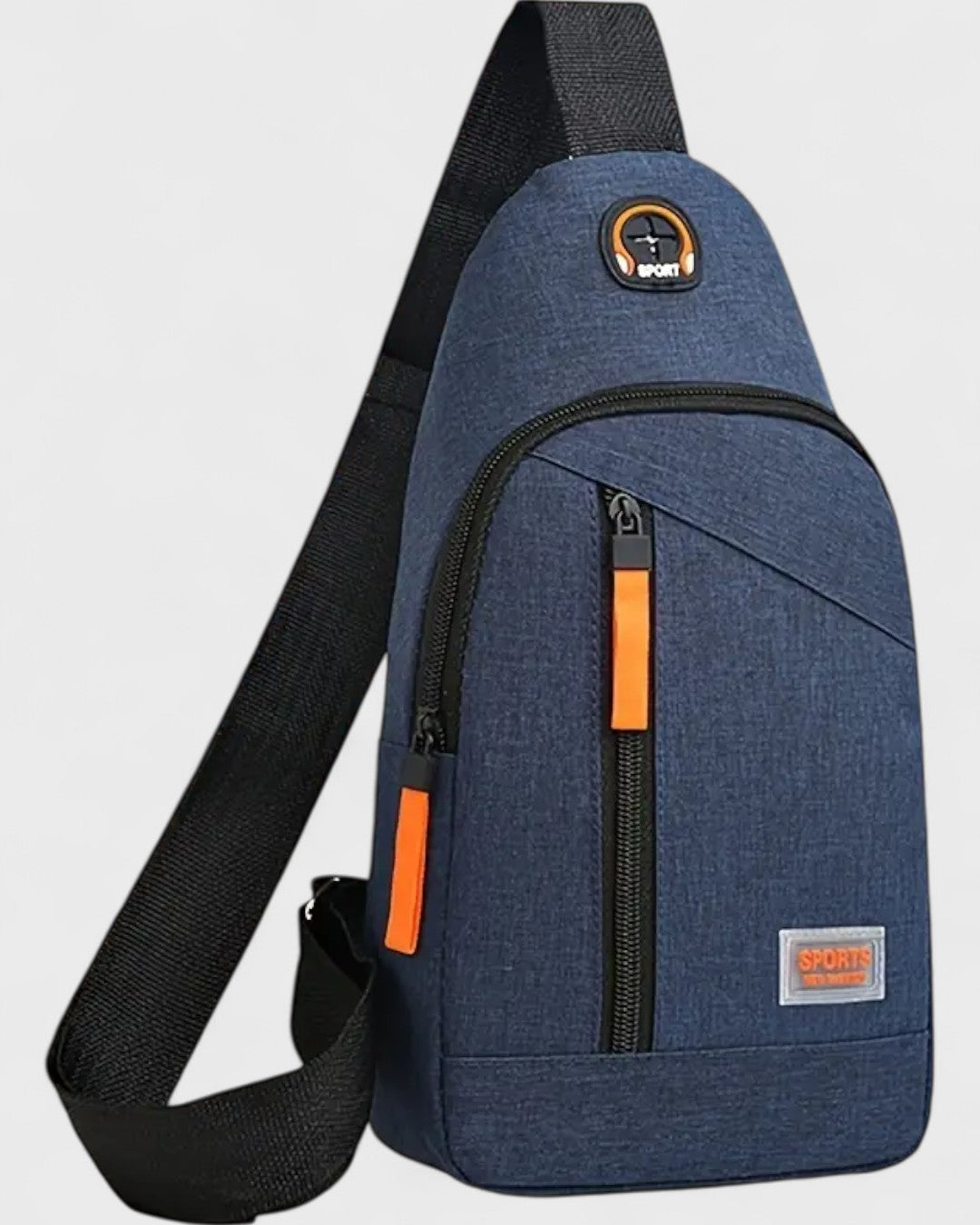 Sac bandoulière sport zippé
