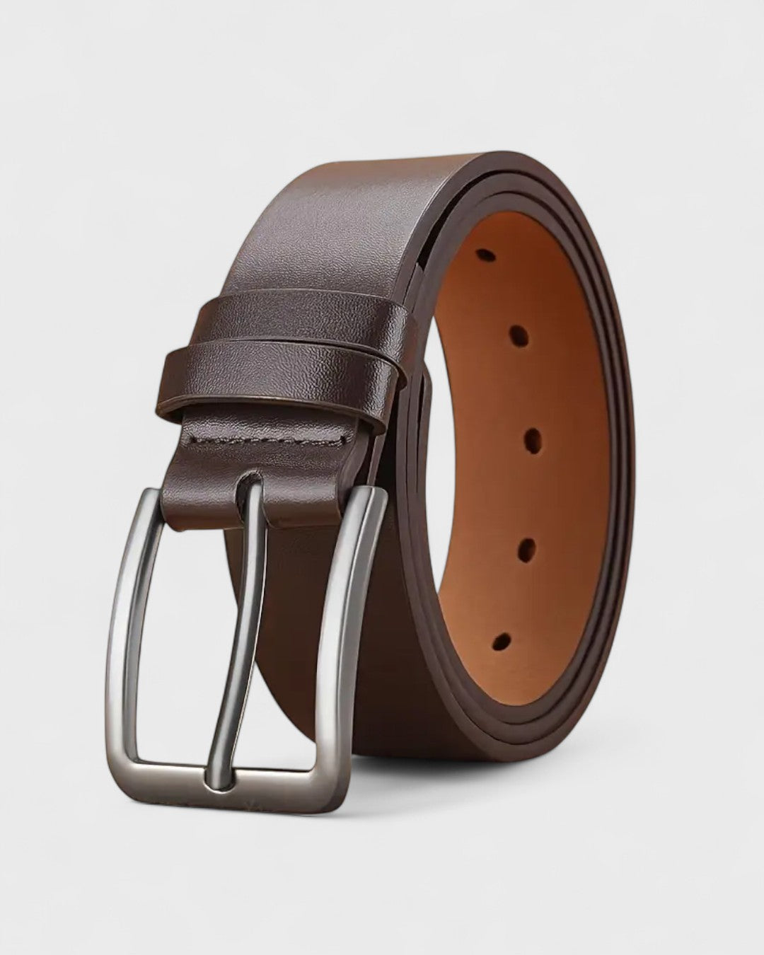 Arnaud | Ceinture en cuir véritable avec boucle carrée