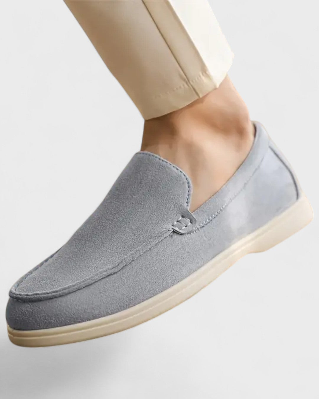 Mocassins classiques en suédine à enfiler