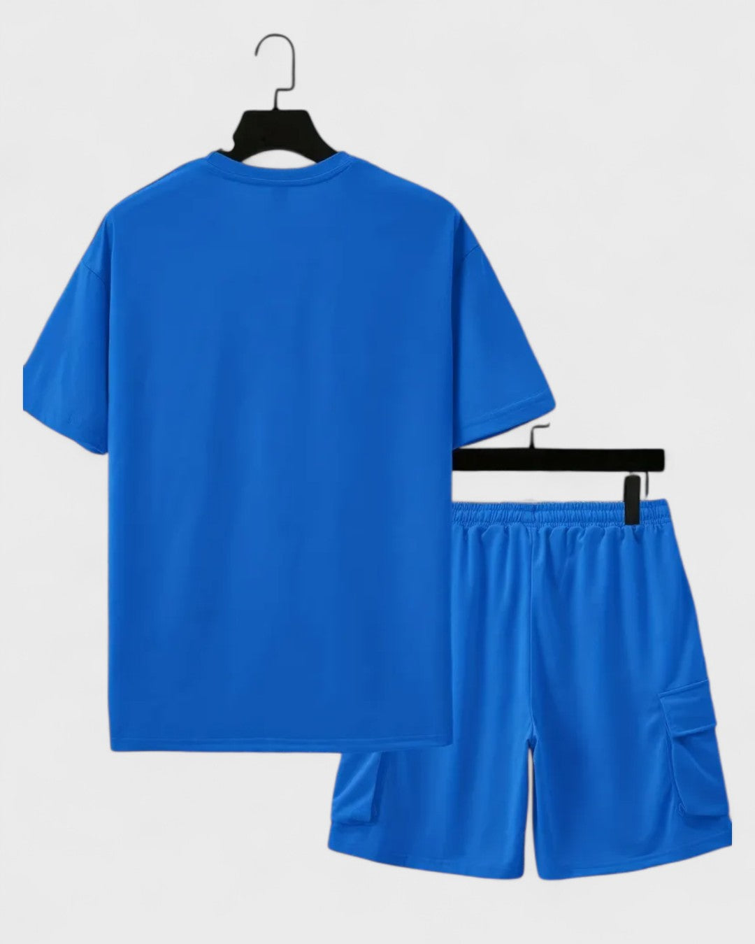 Ensemble t-shirt et short cargo homme