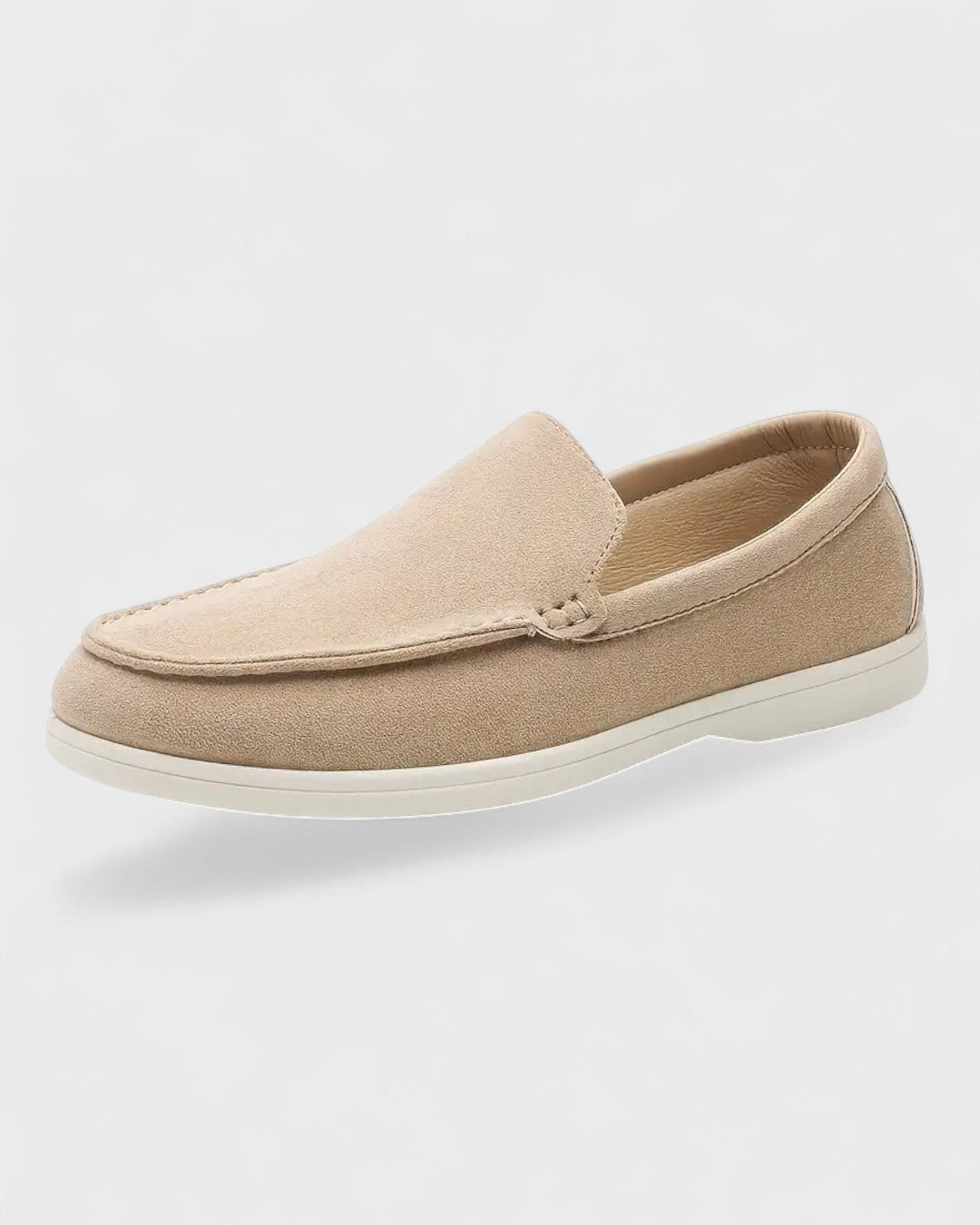 Mocassins classiques en suédine à enfiler