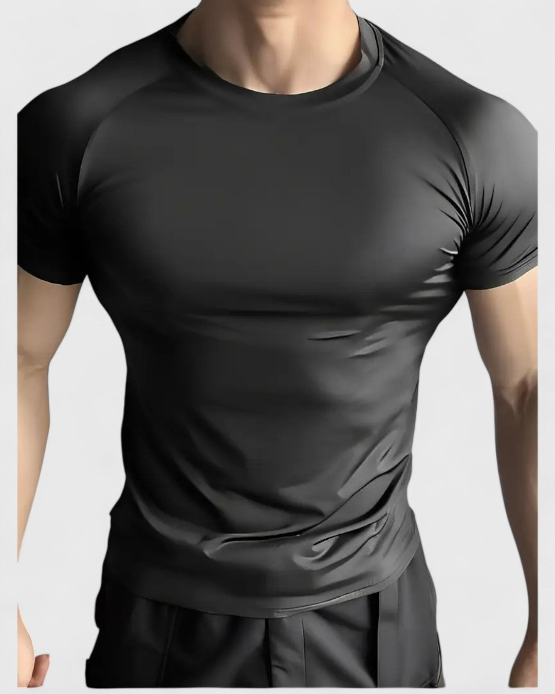 T-shirt de sport pour homme en tissu à séchage rapide