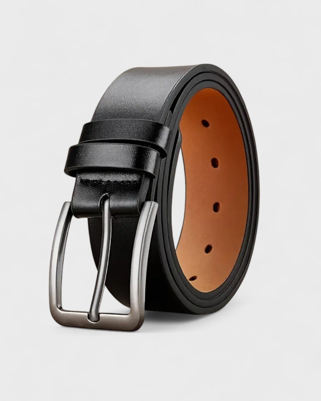 Arnaud | Ceinture en cuir véritable avec boucle carrée